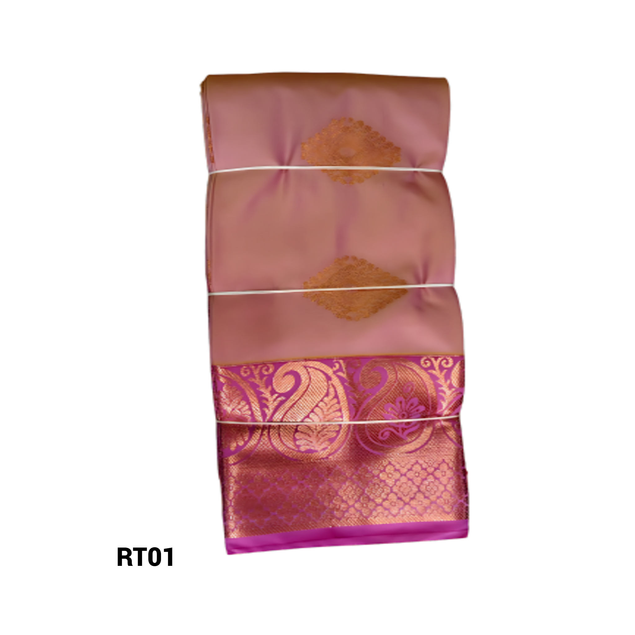 Elegant Soft Silk Saree with Rich Golden Zari Border & Pallu with Blouse