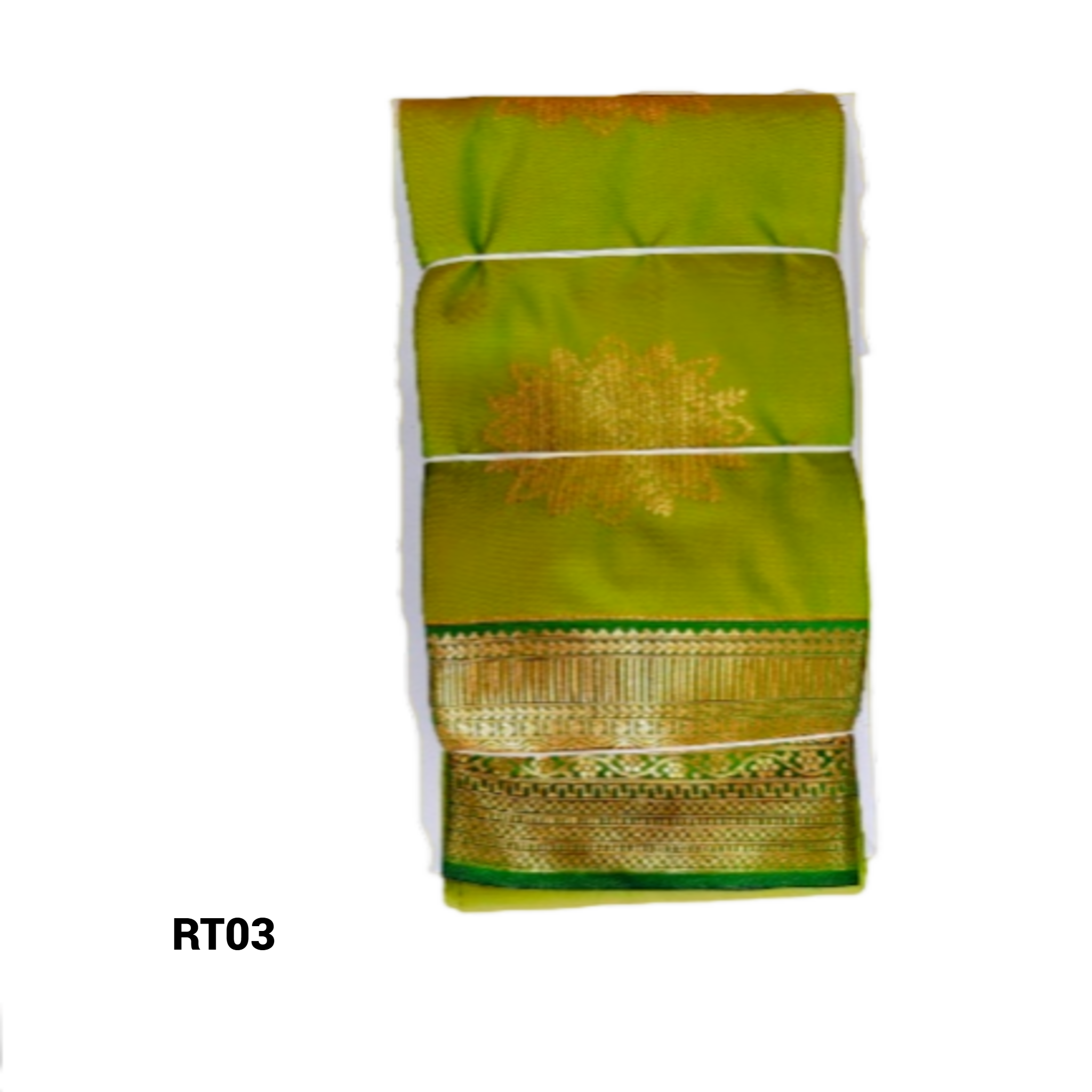 Elegant Soft Silk Saree with Rich Golden Zari Border & Pallu with Blouse