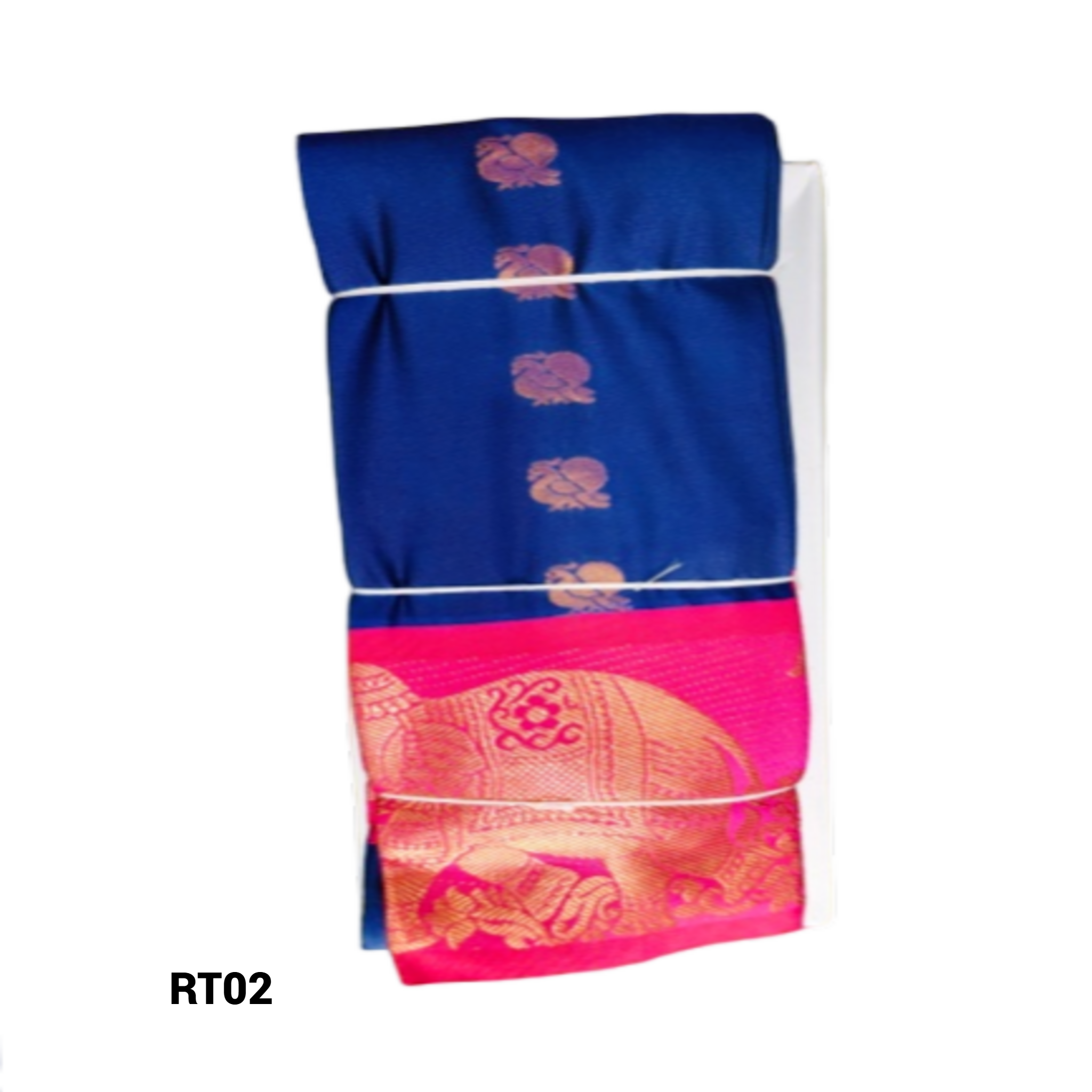 Elegant Soft Silk Saree with Rich Golden Zari Border & Pallu with Blouse