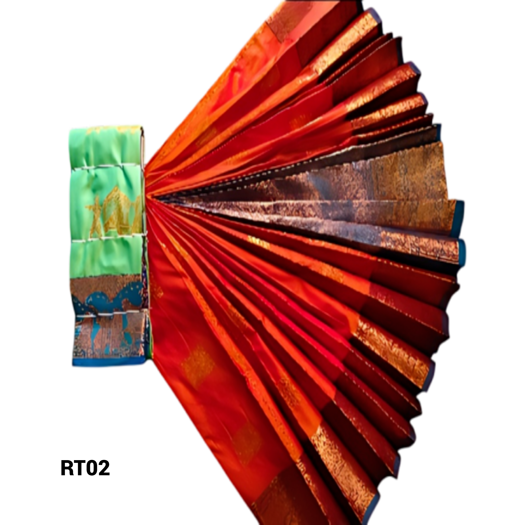 Elegant Soft Silk Saree with Rich Golden Zari Border & Pallu with Blouse