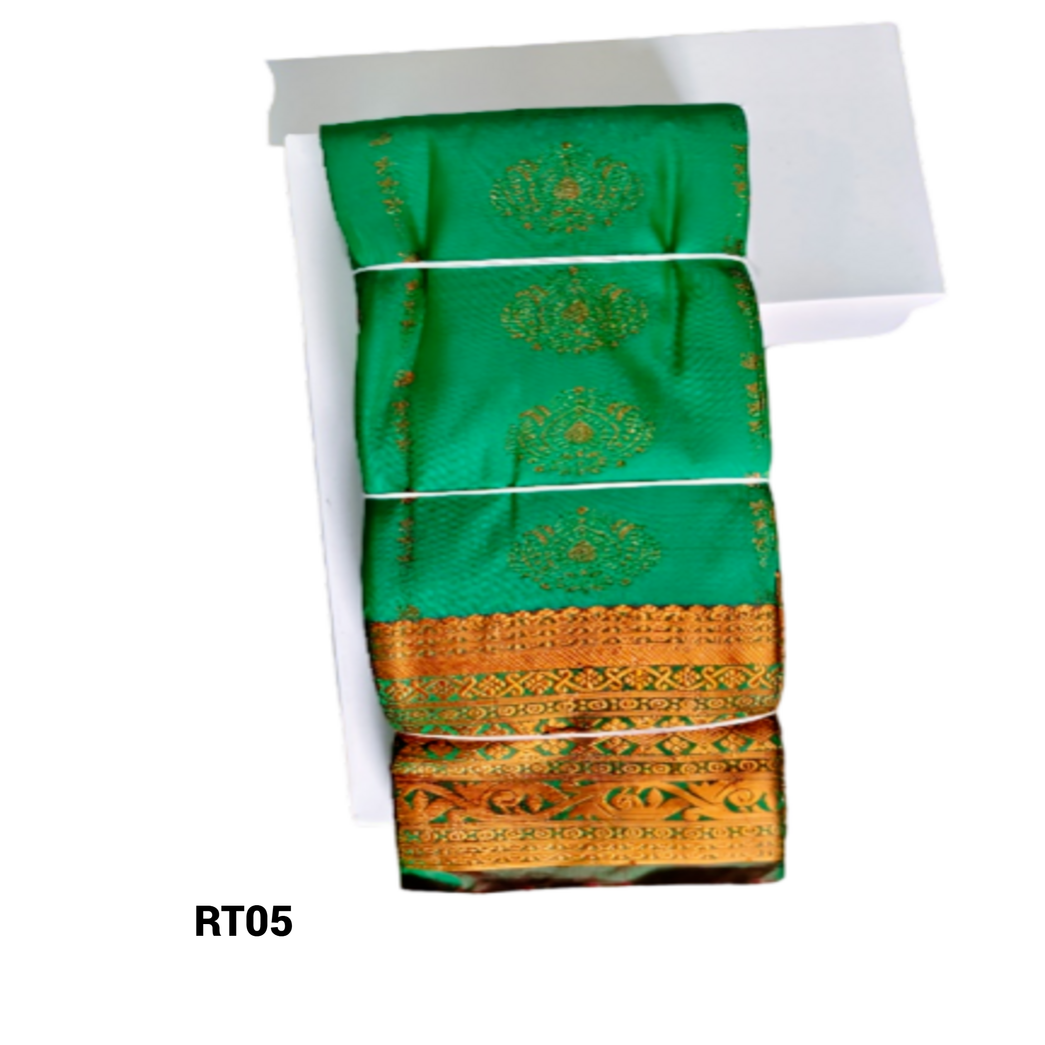 Elegant Soft Silk Saree with Rich Golden Zari Border & Pallu with Blouse
