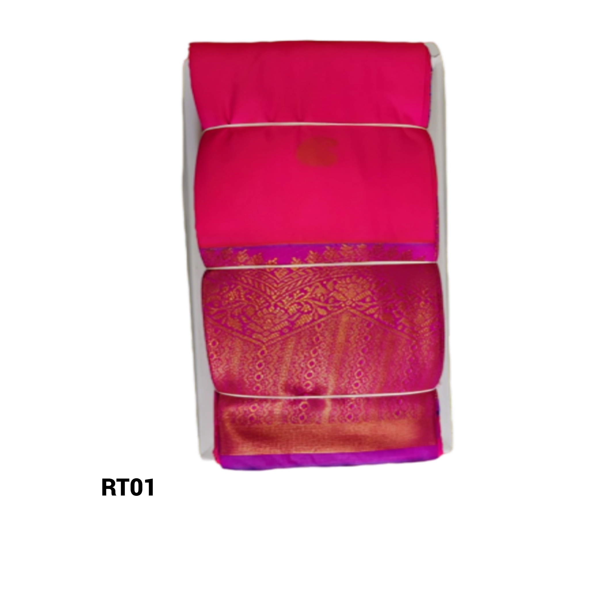 Elegant Soft Silk Saree with Rich Golden Zari Border & Pallu with Blouse