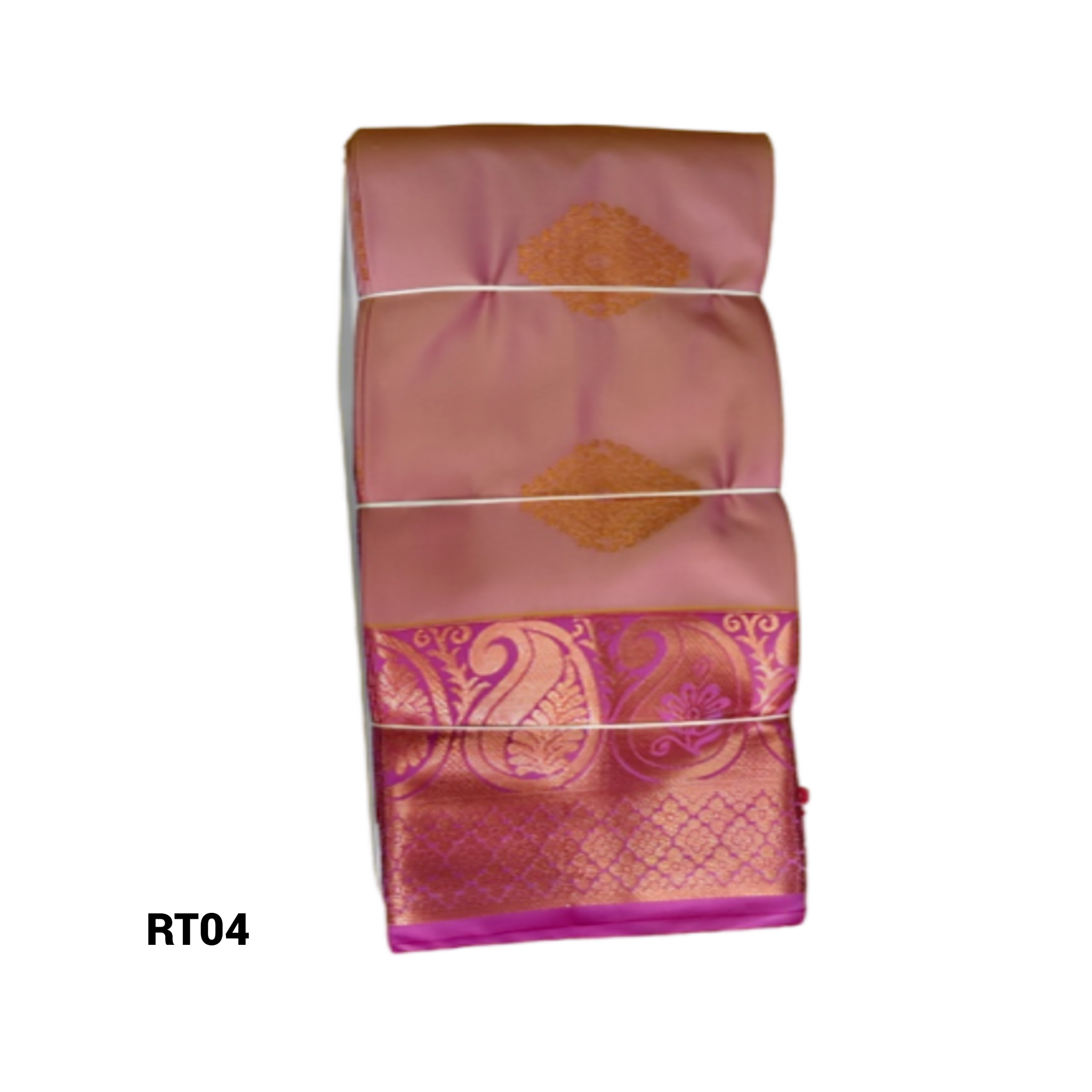 Elegant Soft Silk Saree with Rich Golden Zari Border & Pallu with Blouse