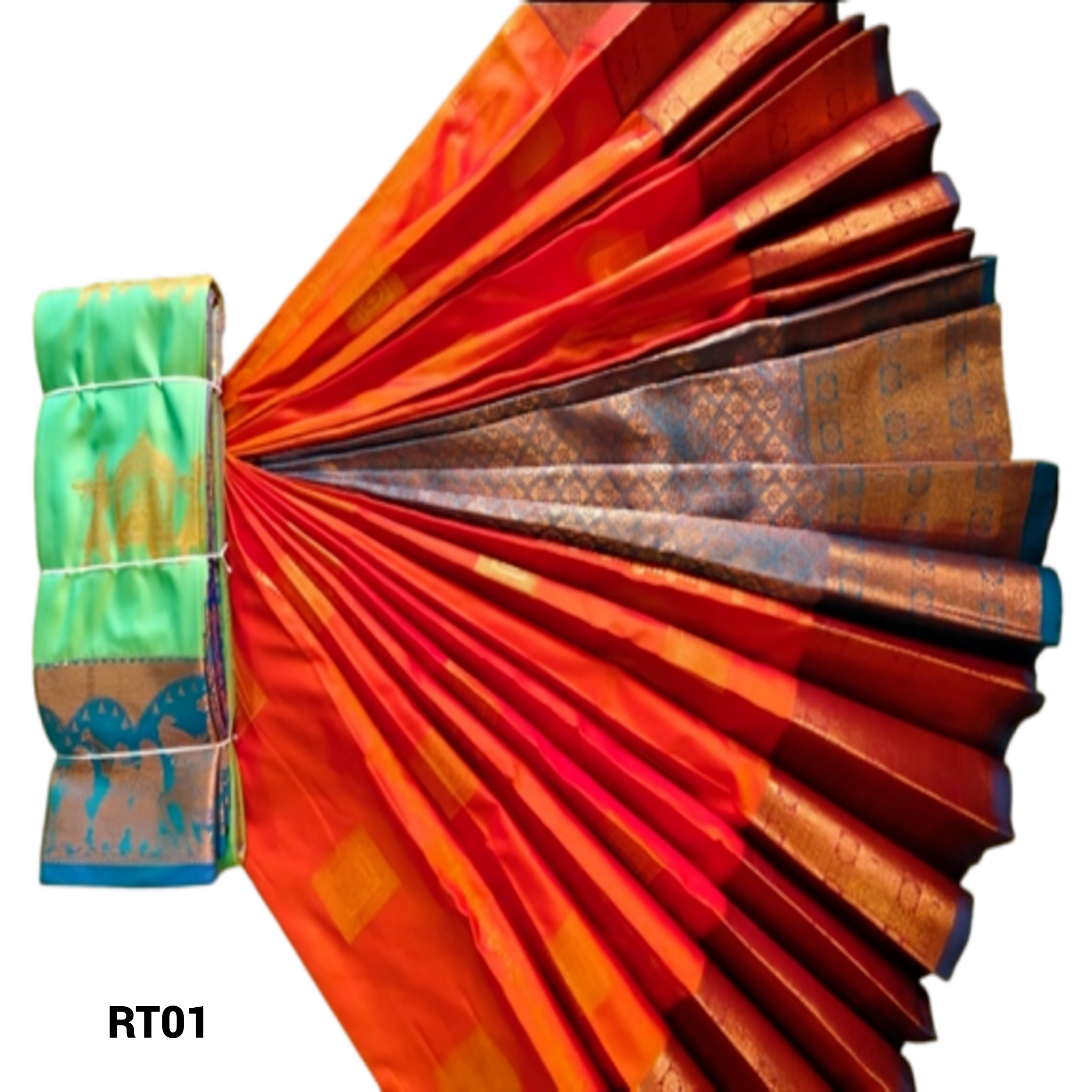 Elegant Soft Silk Saree with Rich Golden Zari Border & Pallu with Blouse