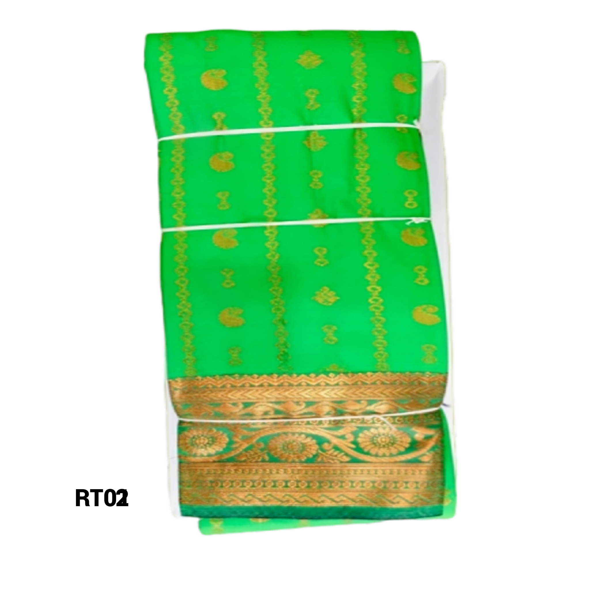 Elegant Soft Silk Saree with Rich Golden Zari Border & Pallu with Blouse