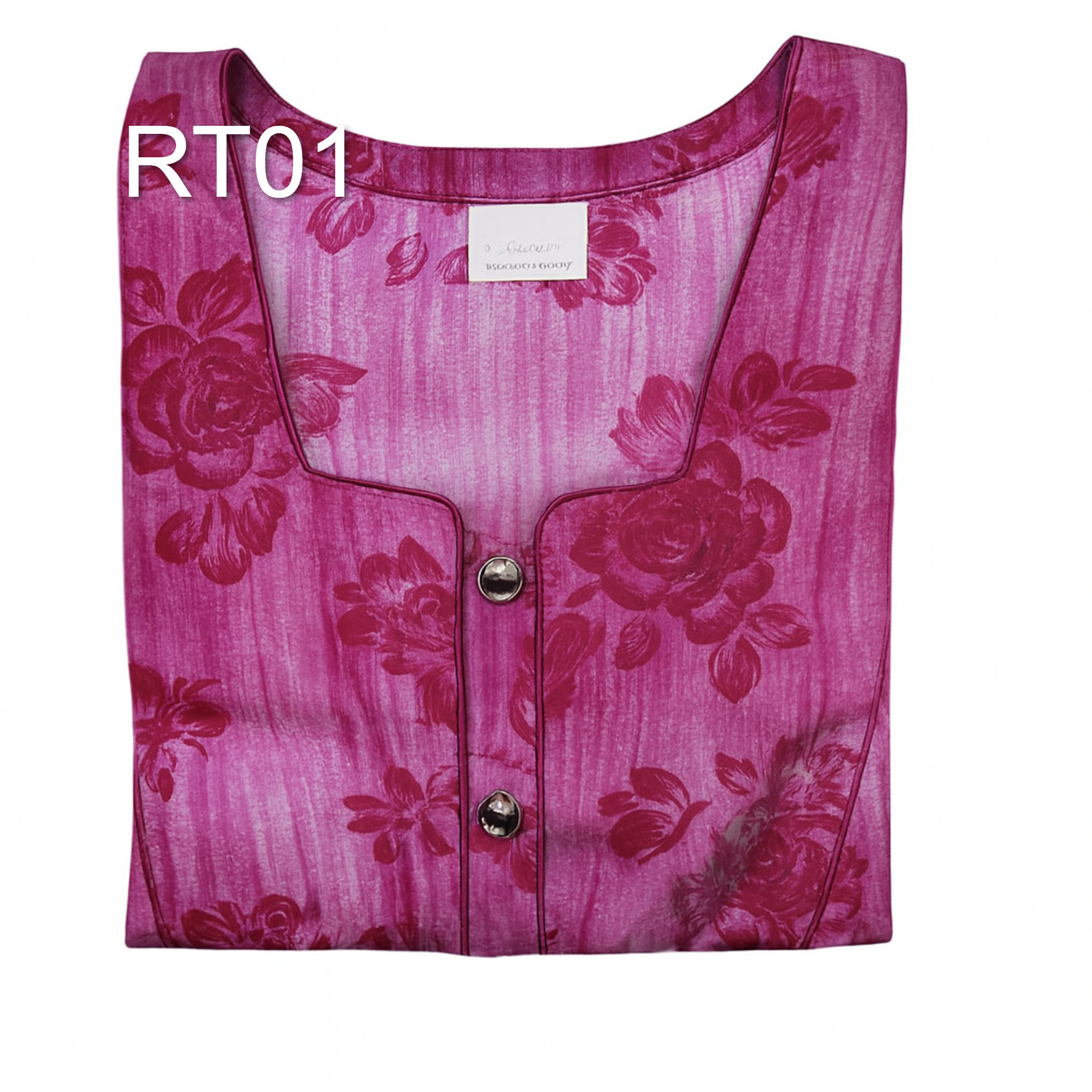 SPUN Cotton Blend  Floral Print Nighty, Free Size, Multi Colour for Womens