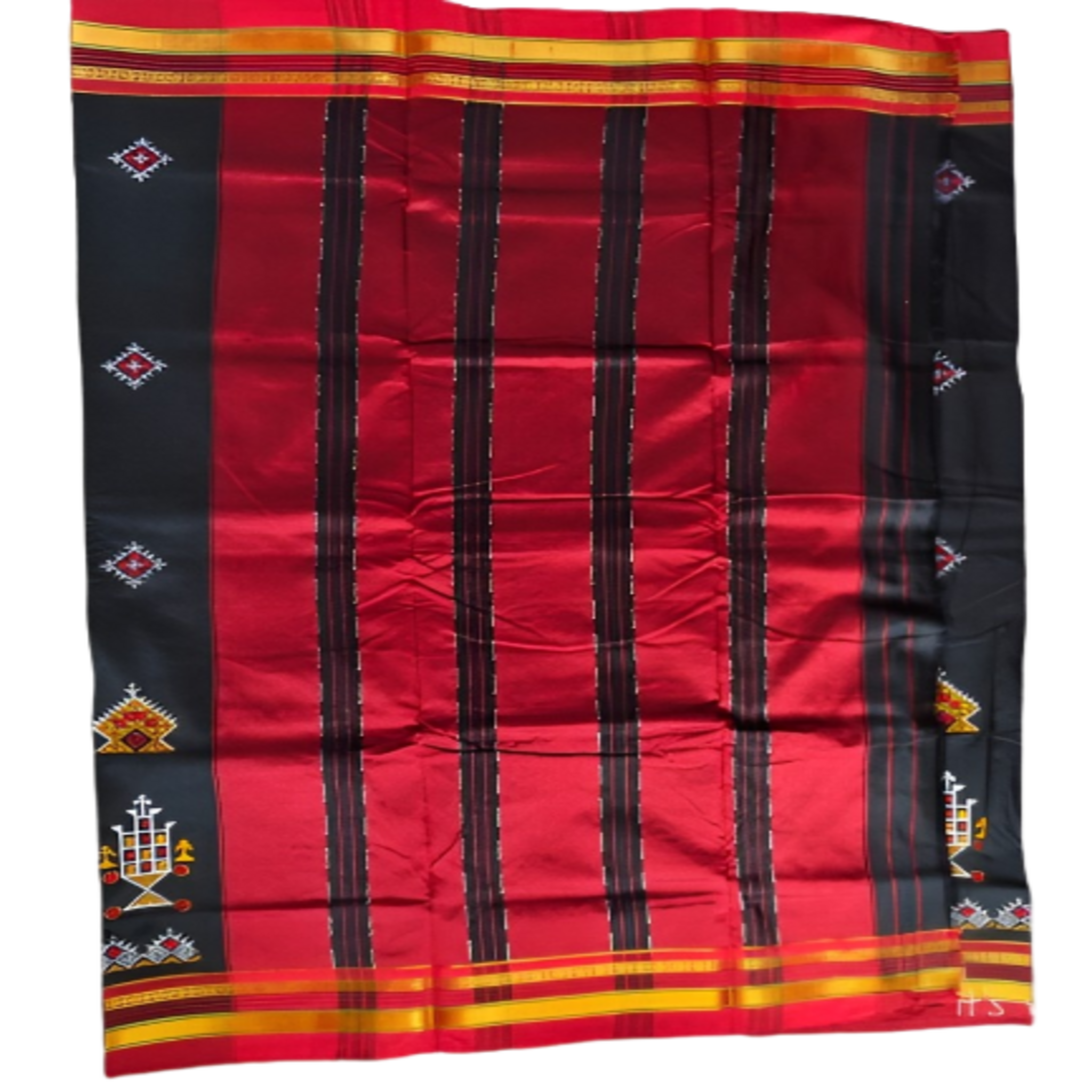 Kasuti Work ilkal Sarees with Running blouse piece for Womens