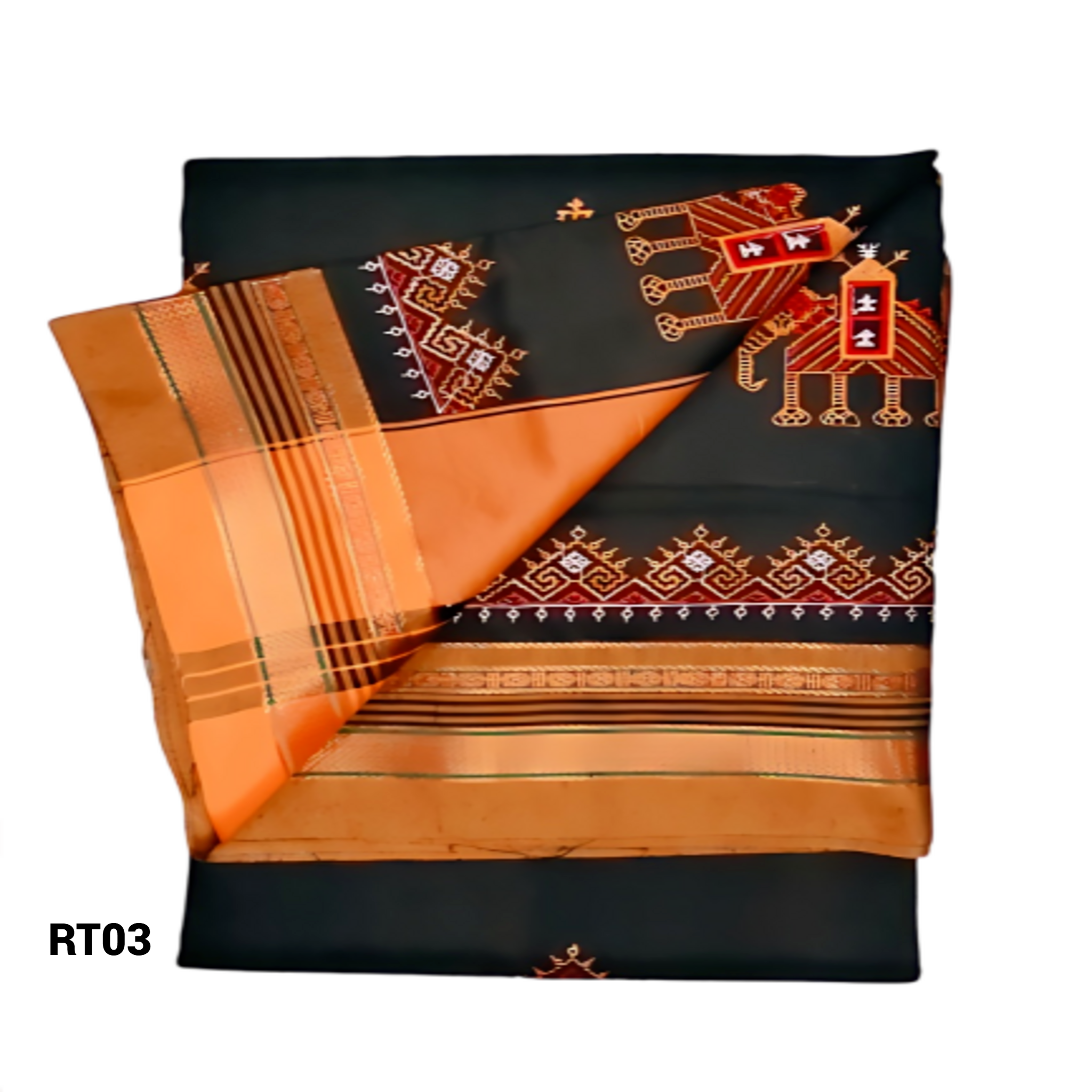 Kasuti Work ilkal Sarees with Running blouse piece for Womens
