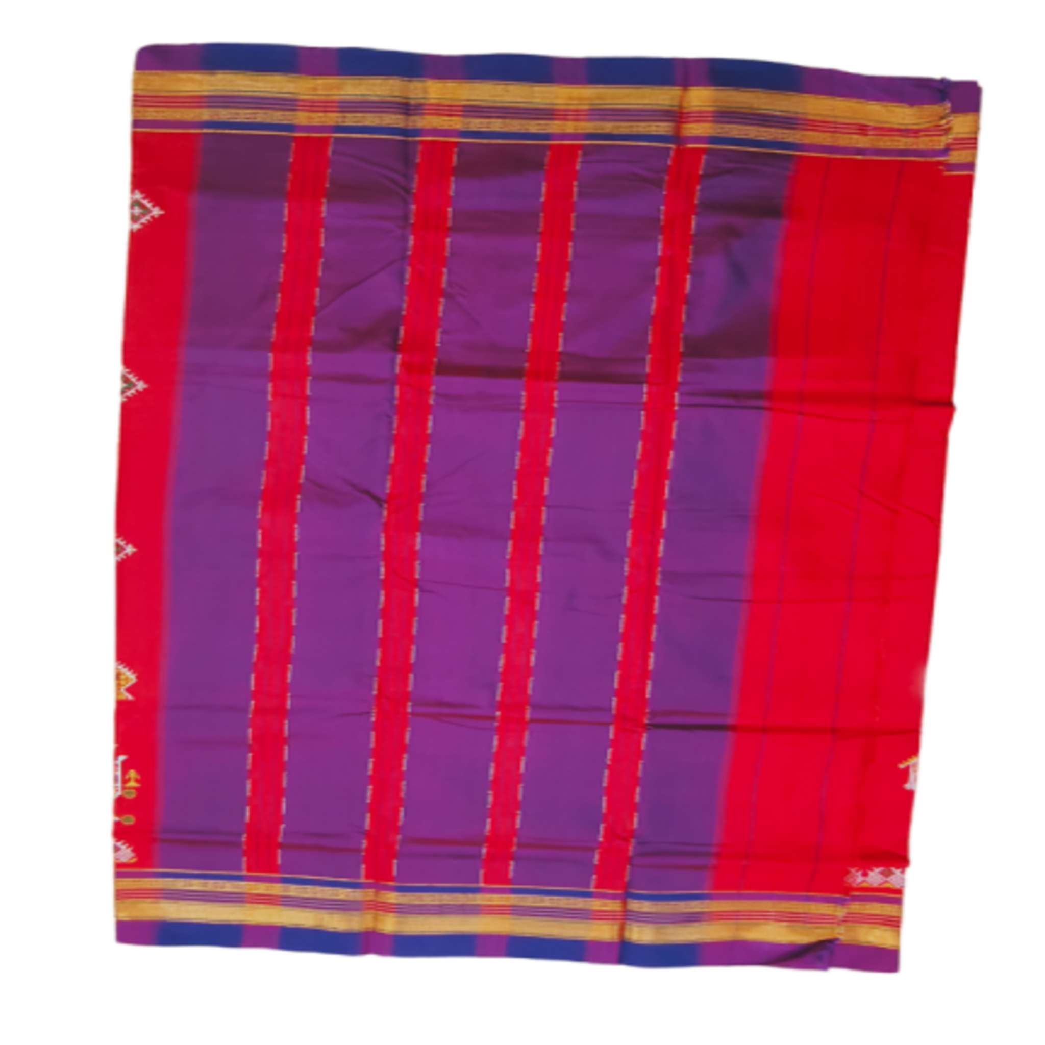 Kasuti Work ilkal Sarees with Running blouse piece for Womens