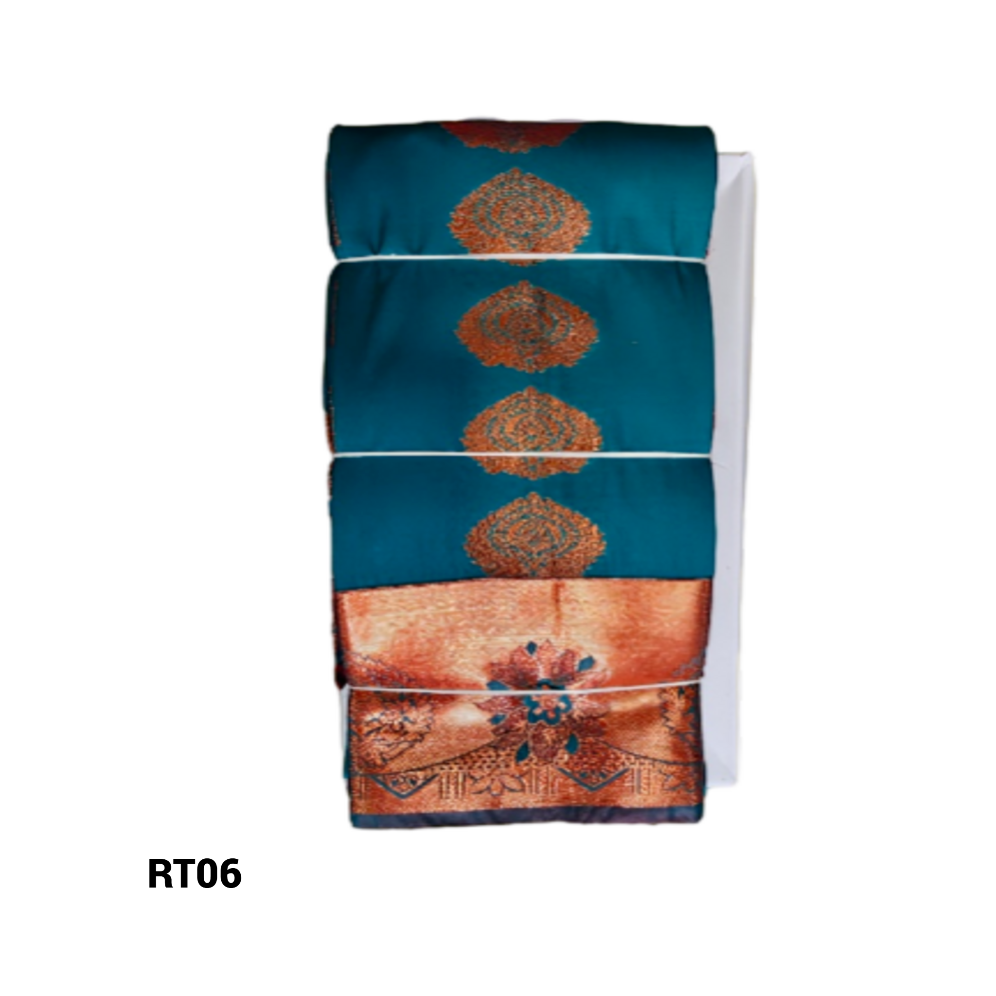 Elegant Soft Silk Saree with Rich Golden Zari Border & Pallu with Blouse