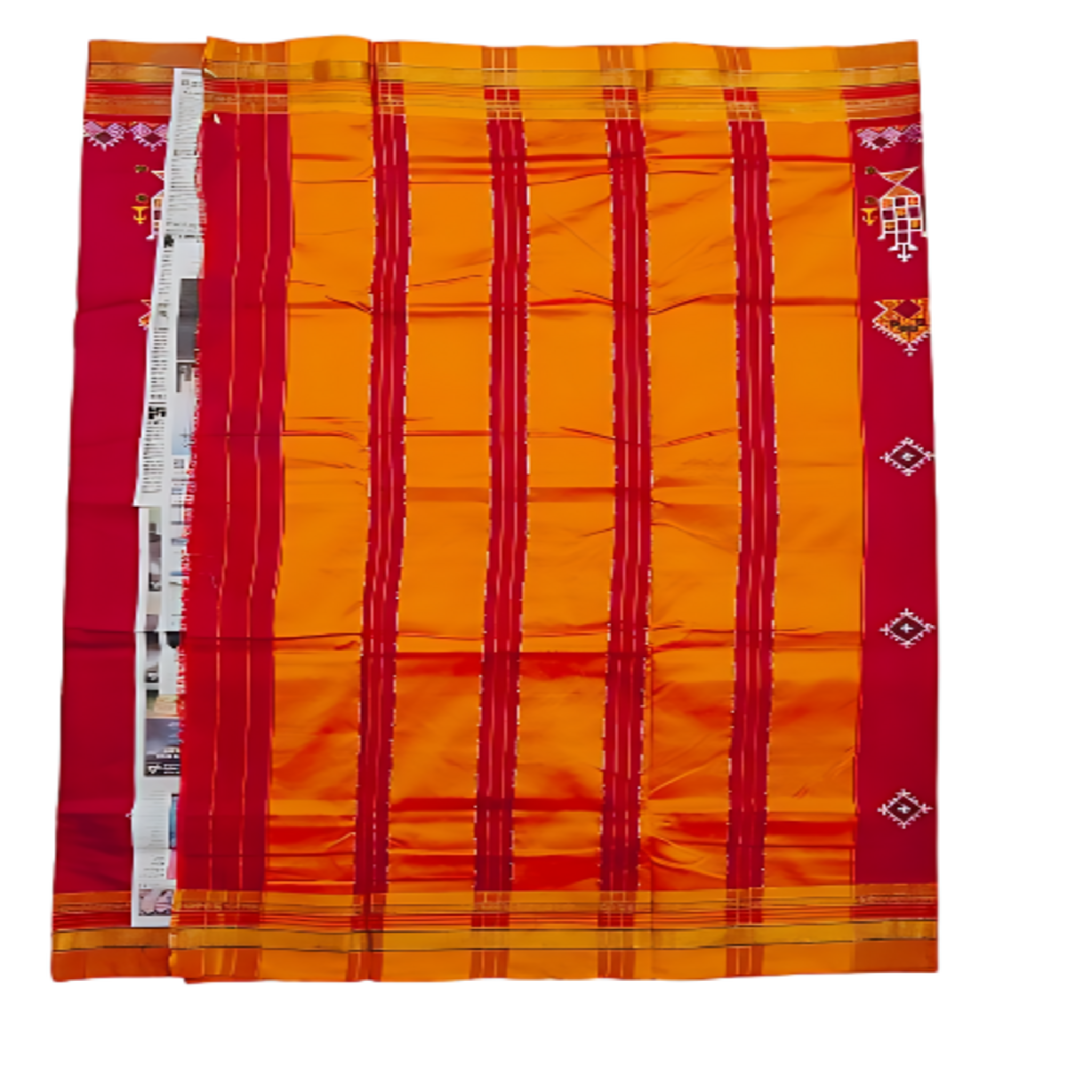 Kasuti Work ilkal Sarees with Running blouse piece for Womens