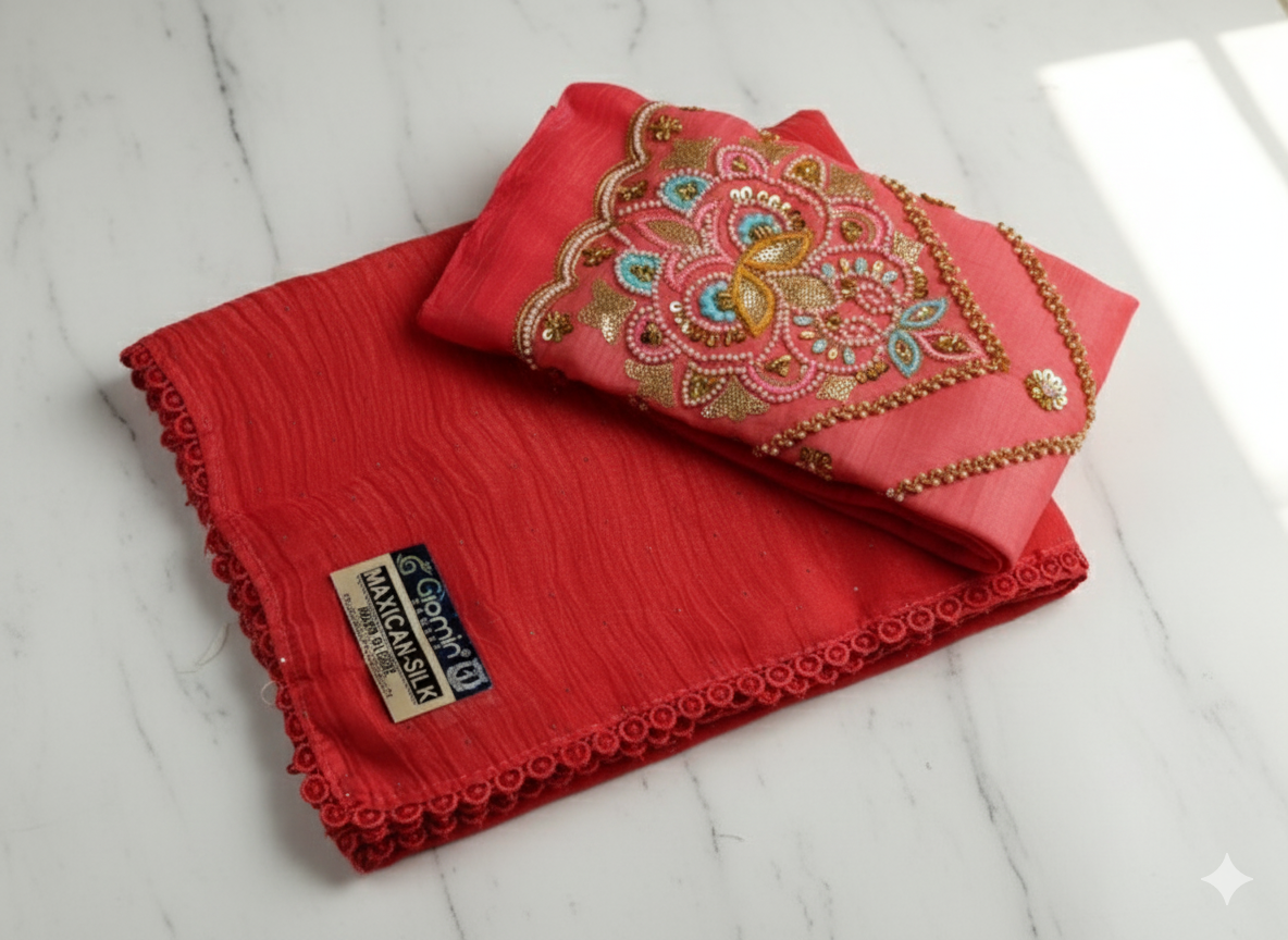 Maxican Georgette Saree