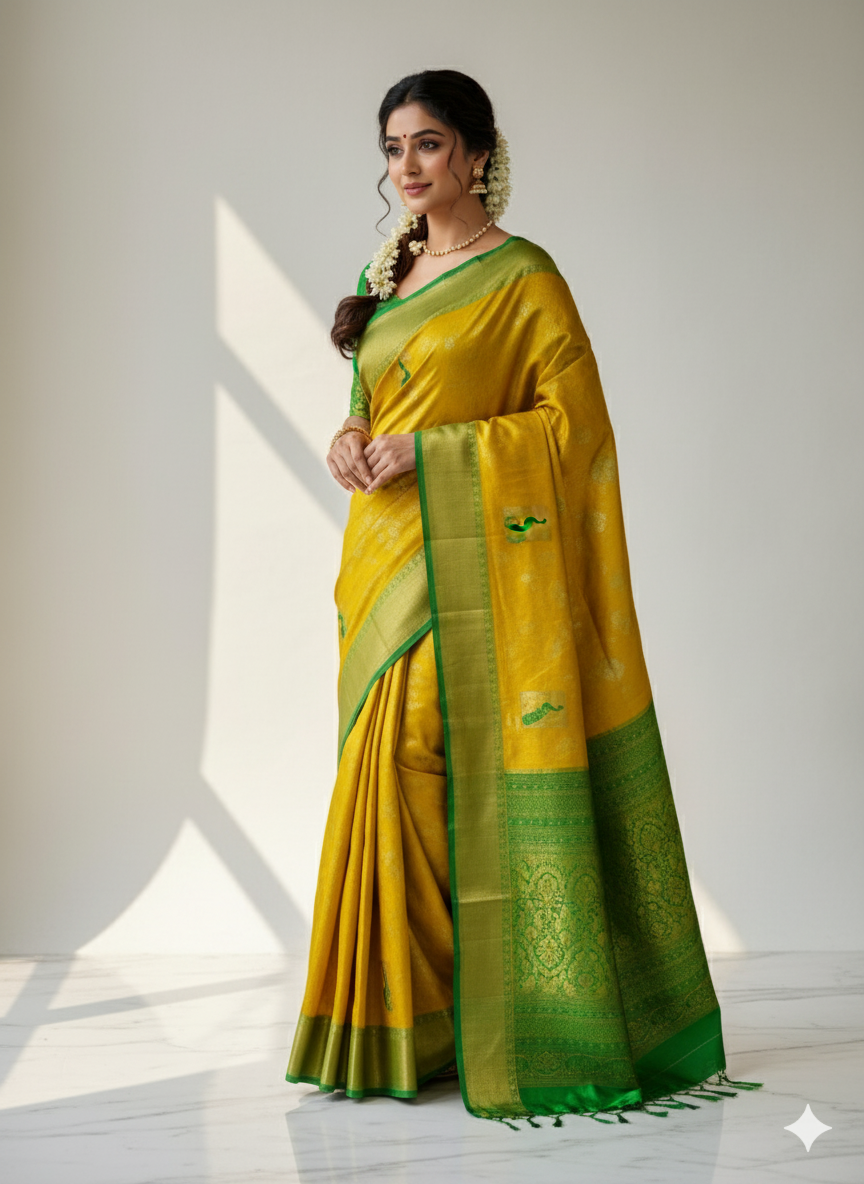 Kanchi Pattu Silk Saree