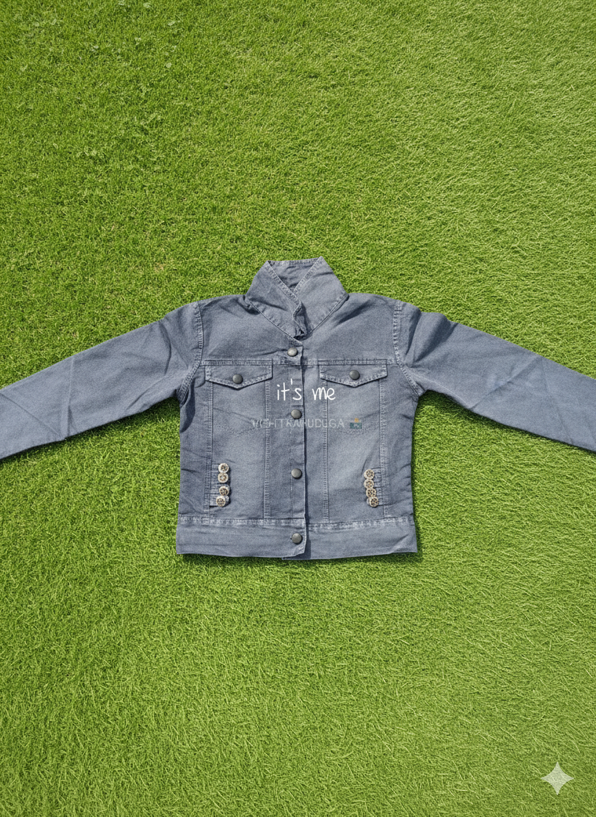 Women Denim Jacket/Regular Jacket/Blue Jacket/Winter Wear Jacket/Jeans Jacket/Denim Wear Jacket/Girl Denim Jacket/casual jacket for women