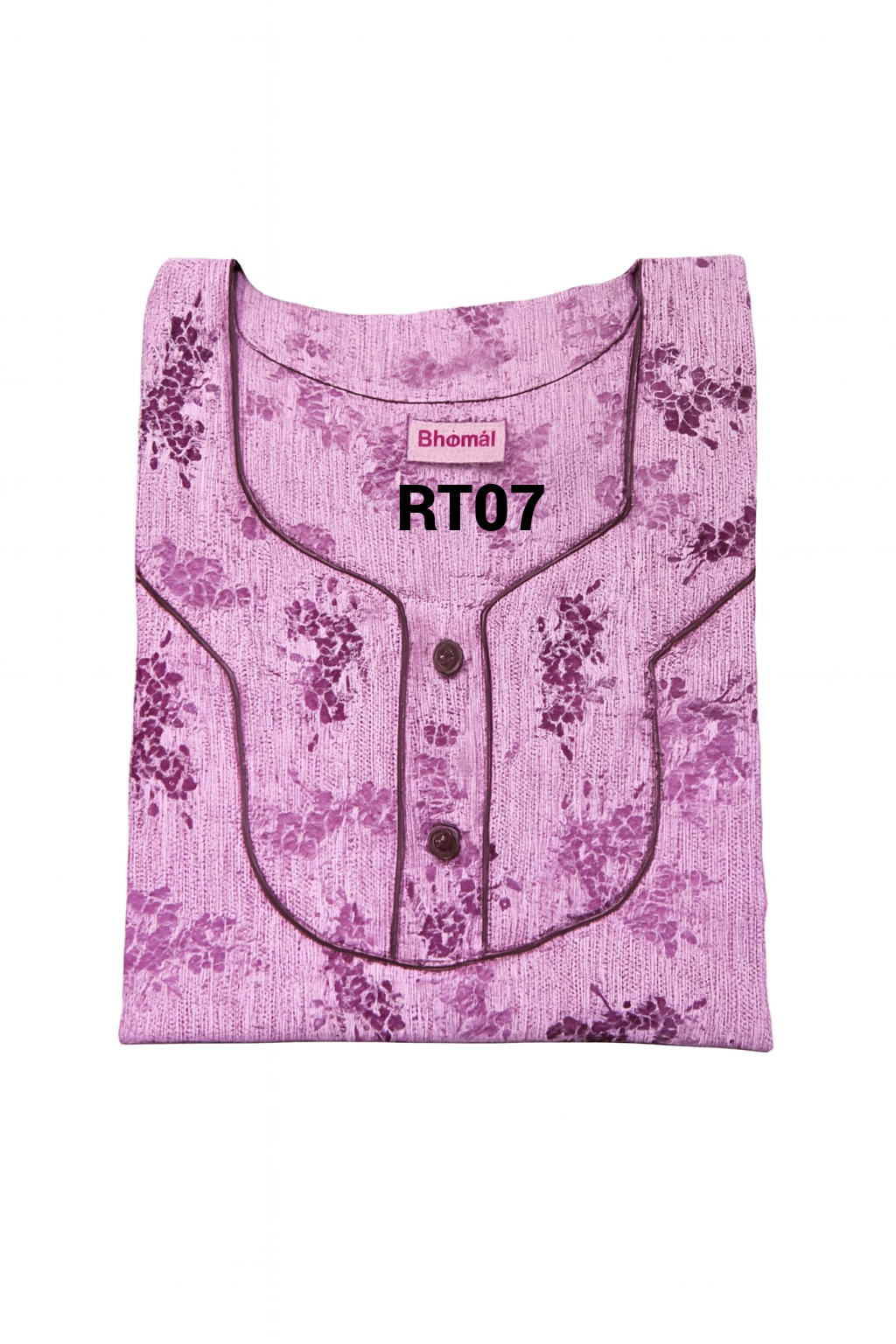 SPUN Cotton Blend  Floral Print Nighty, Free Size, Multi Colour for Womens