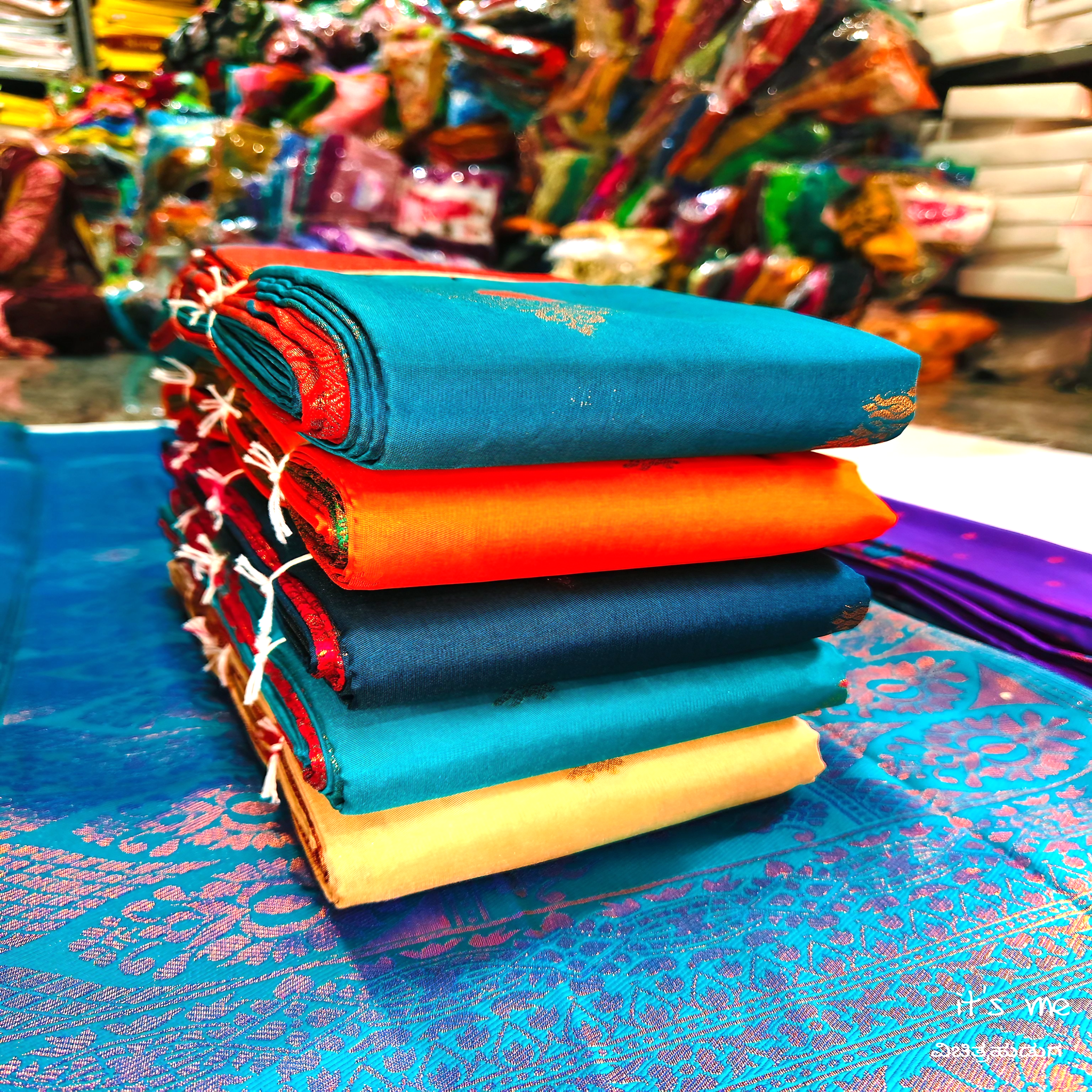 Soft Silk Sarees With Stone