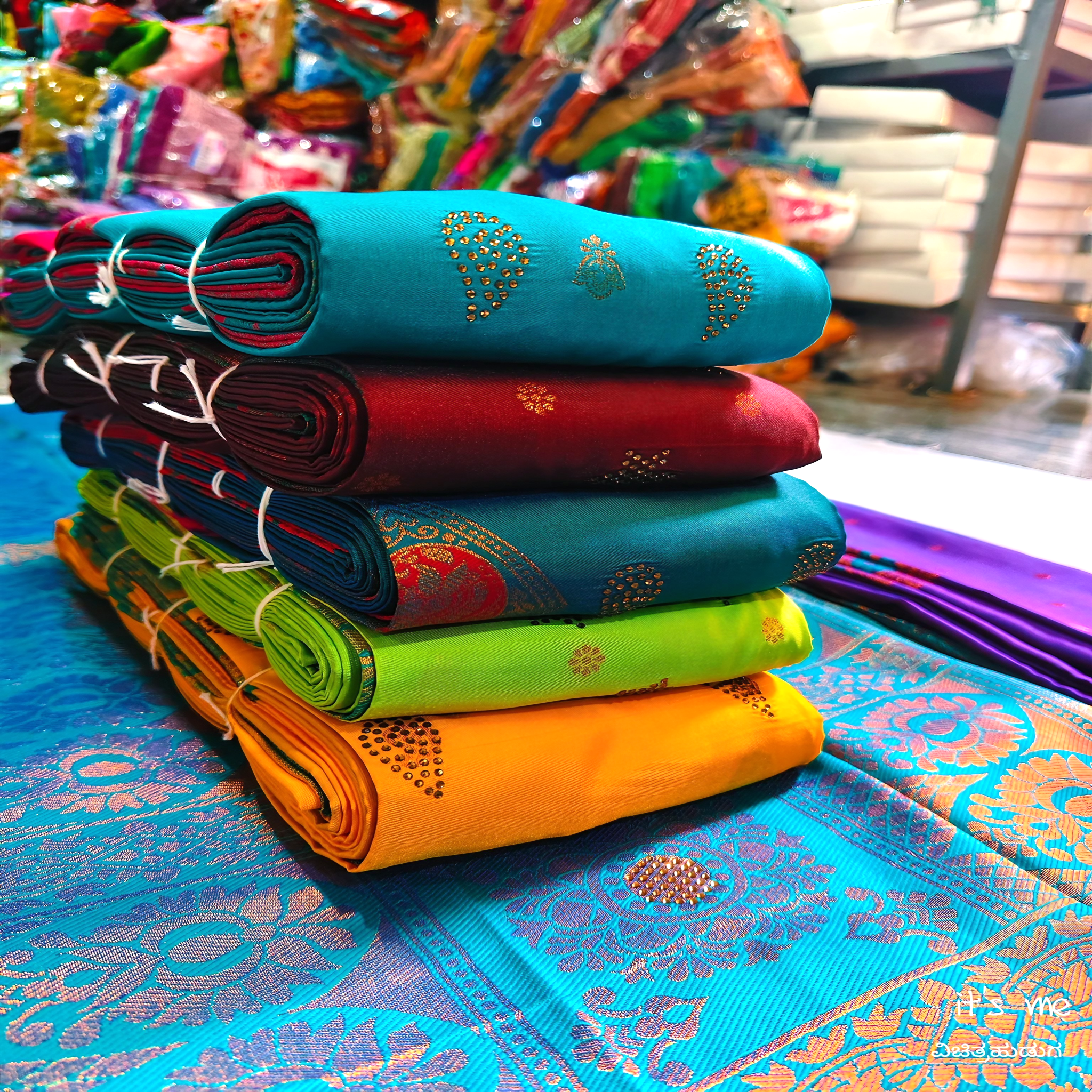 Soft Silk Sarees With Stone