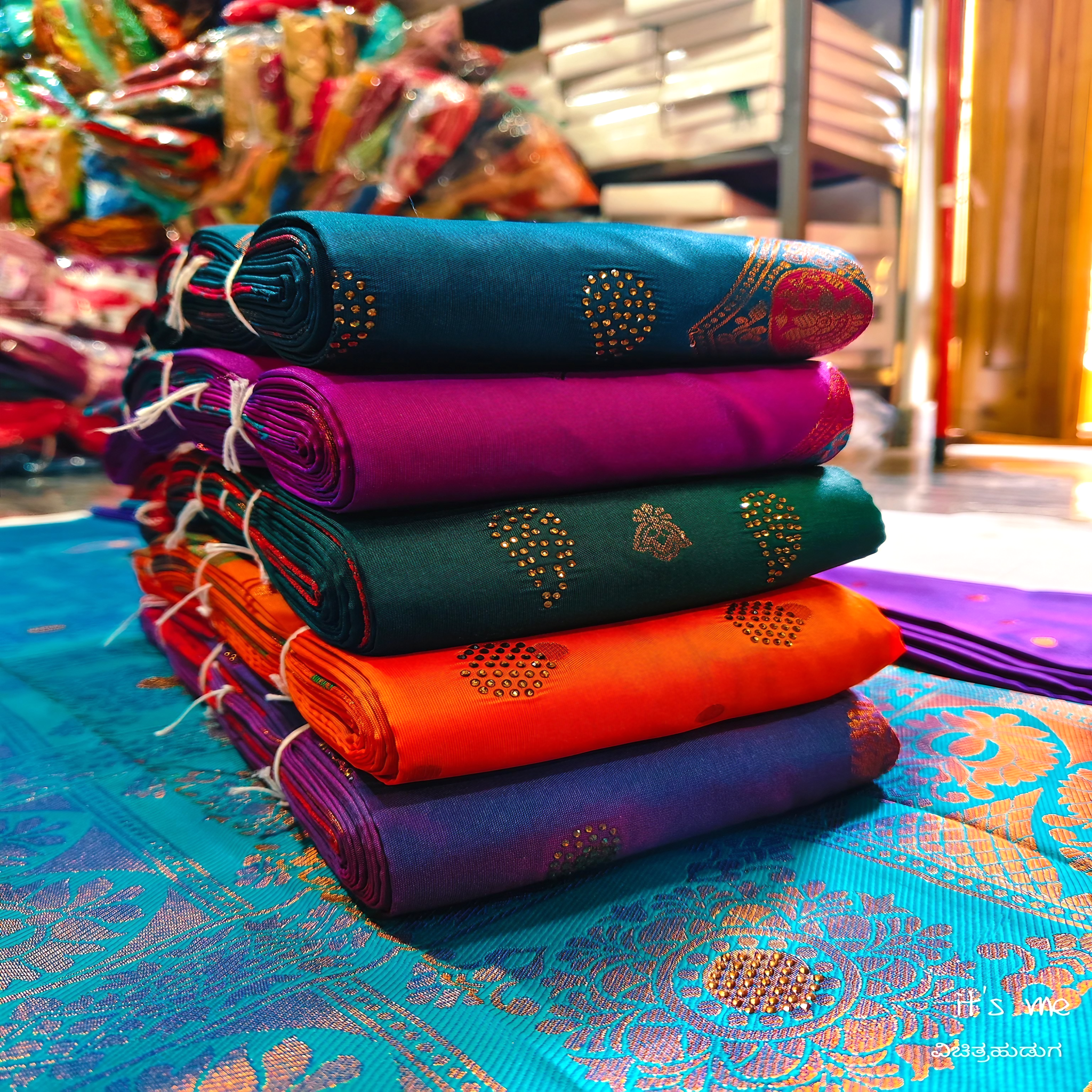 Soft Silk Sarees With Stone