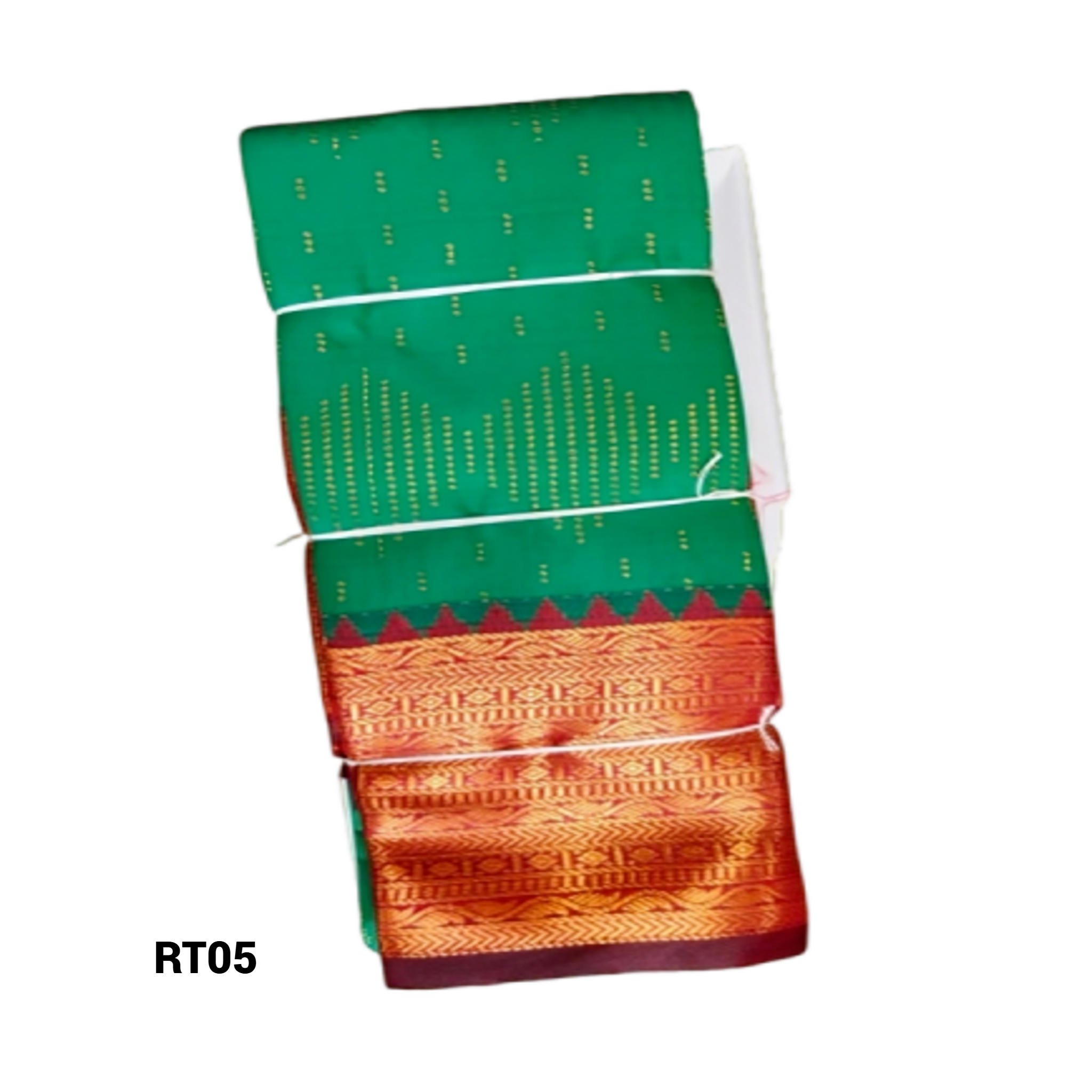 Elegant Soft Silk Saree with Rich Golden Zari Border & Pallu with Blouse