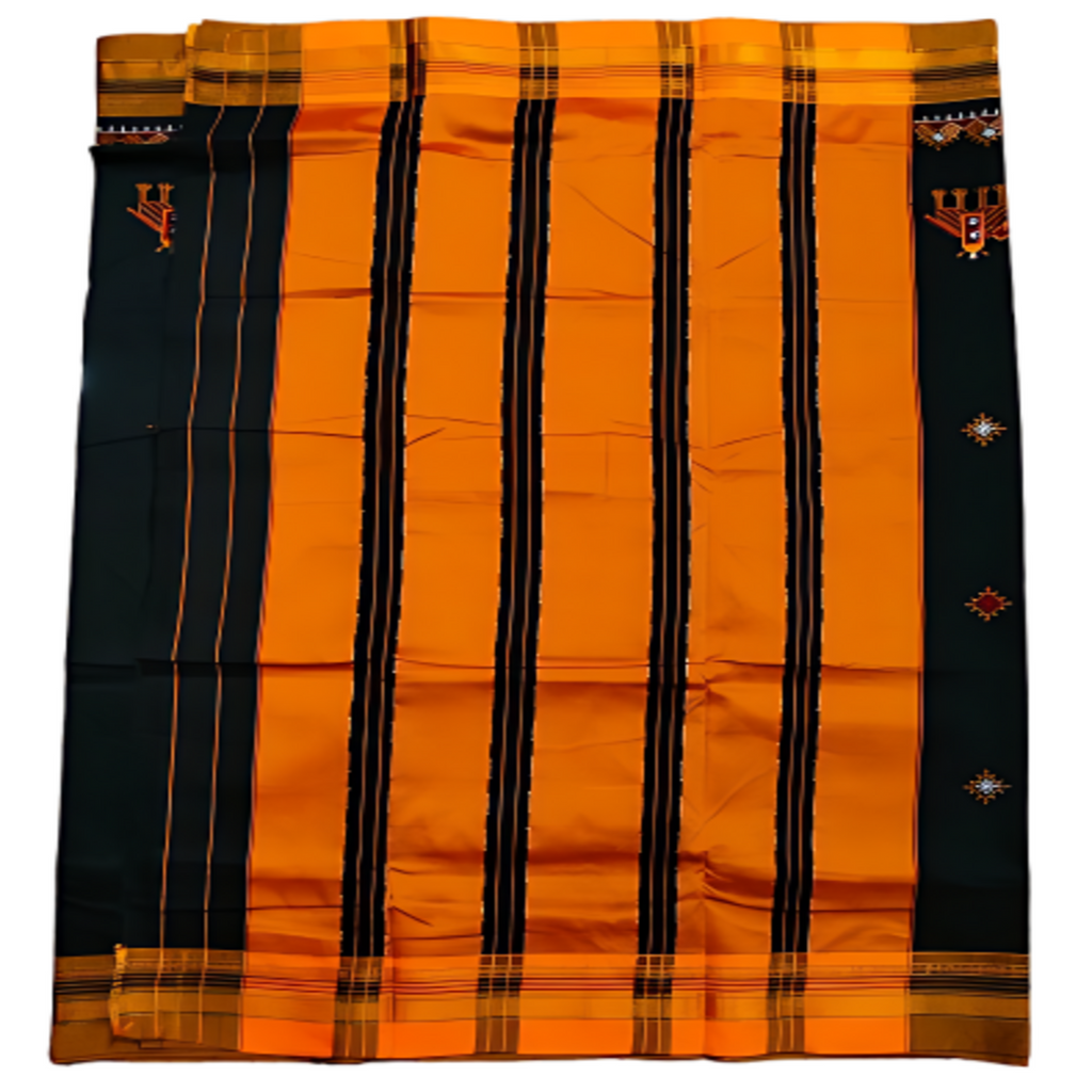 Kasuti Work ilkal Sarees with Running blouse piece for Womens