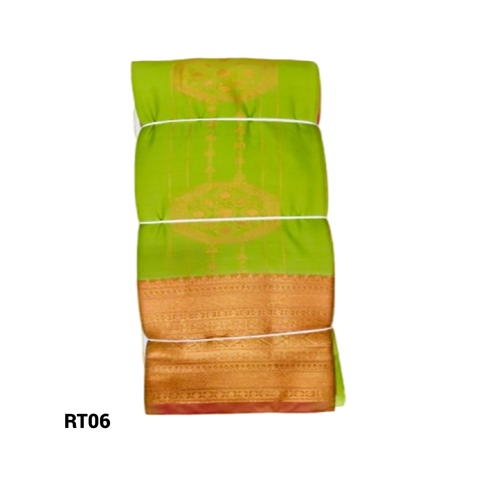Elegant Soft Silk Saree with Rich Golden Zari Border & Pallu with Blouse