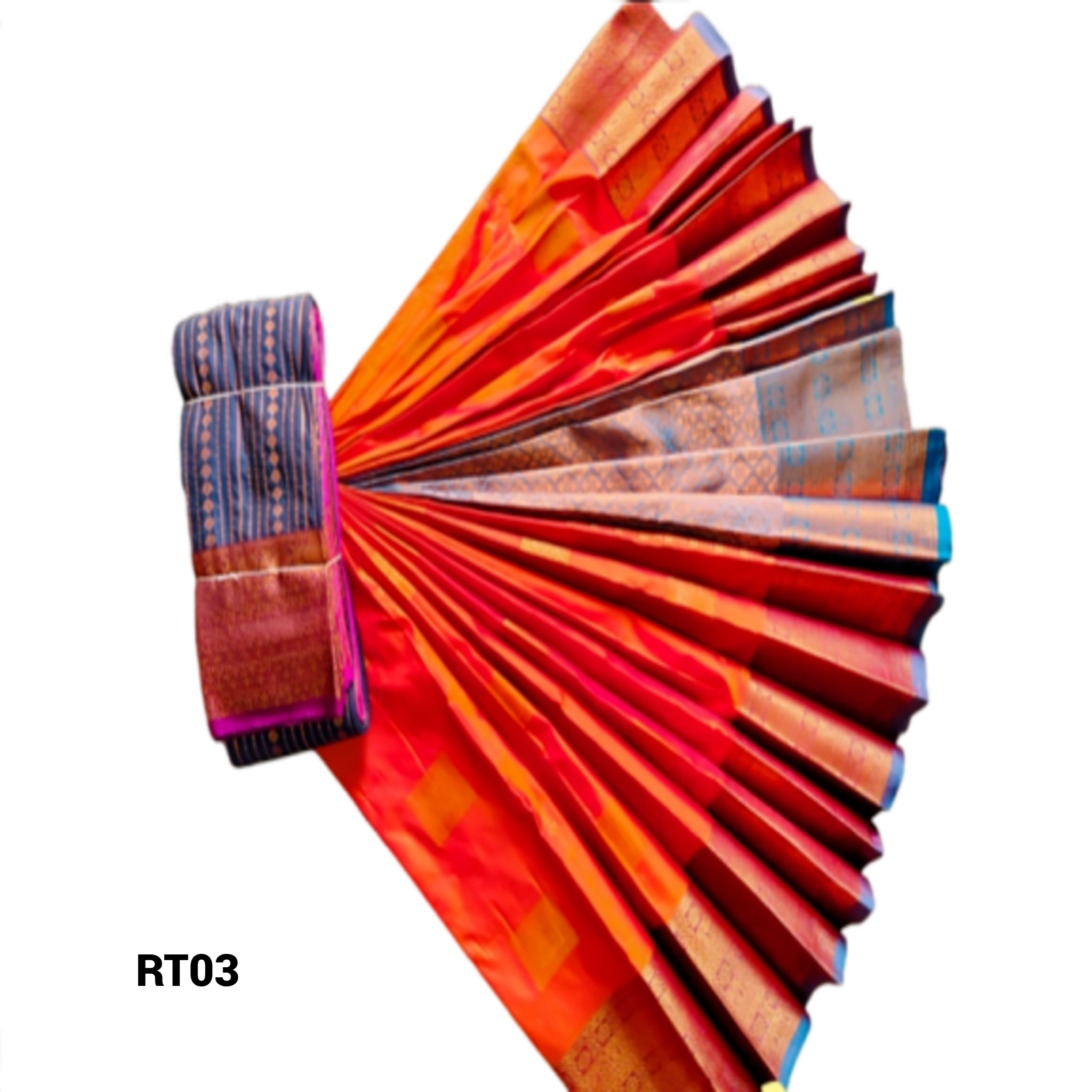 Elegant Soft Silk Saree with Rich Golden Zari Border & Pallu with Blouse