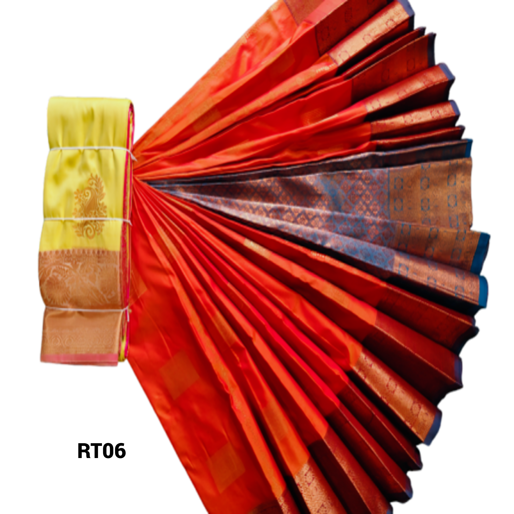 Elegant Soft Silk Saree with Rich Golden Zari Border & Pallu with Blouse