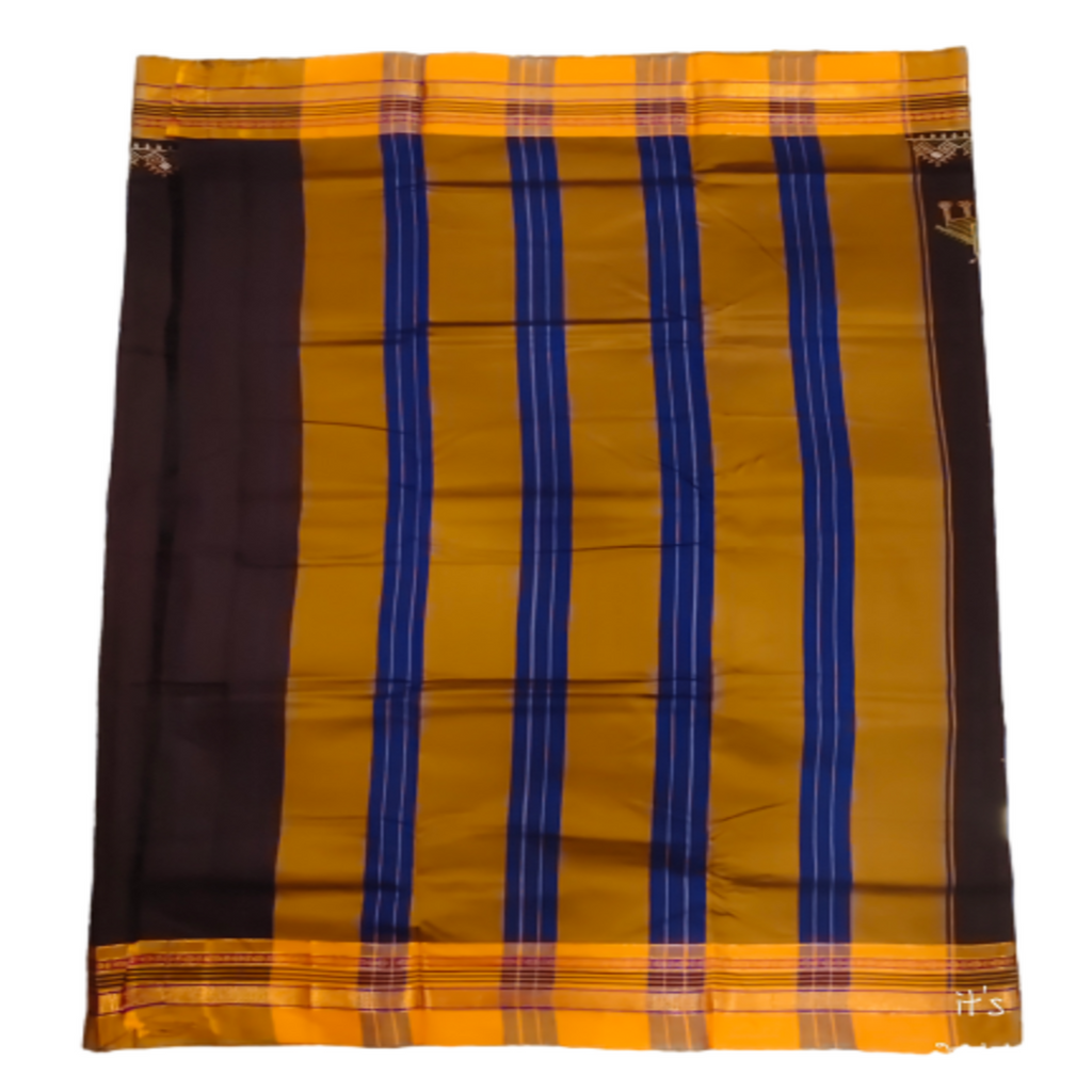Kasuti Work ilkal Sarees with Running blouse piece for Womens