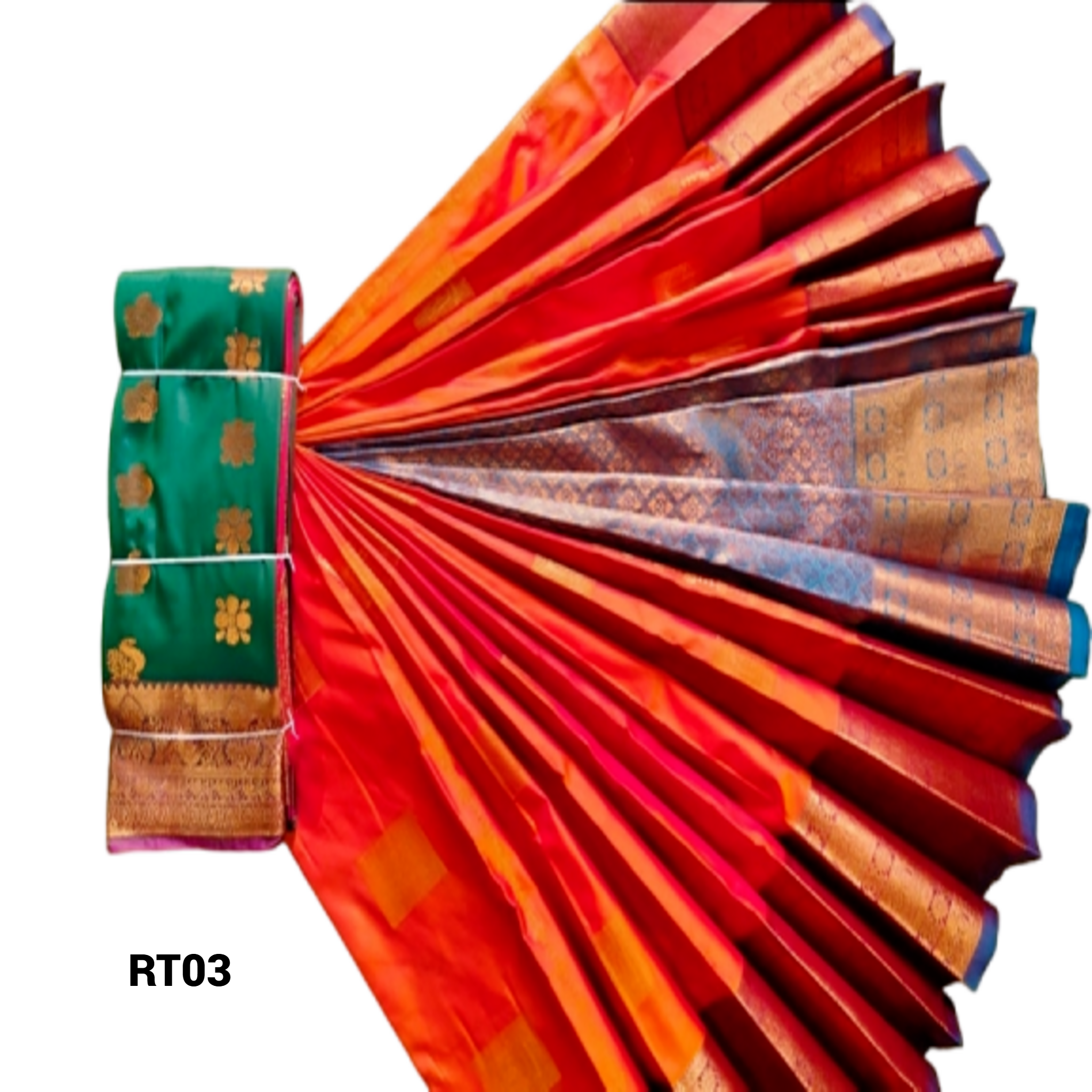 Elegant Soft Silk Saree with Rich Golden Zari Border & Pallu with Blouse