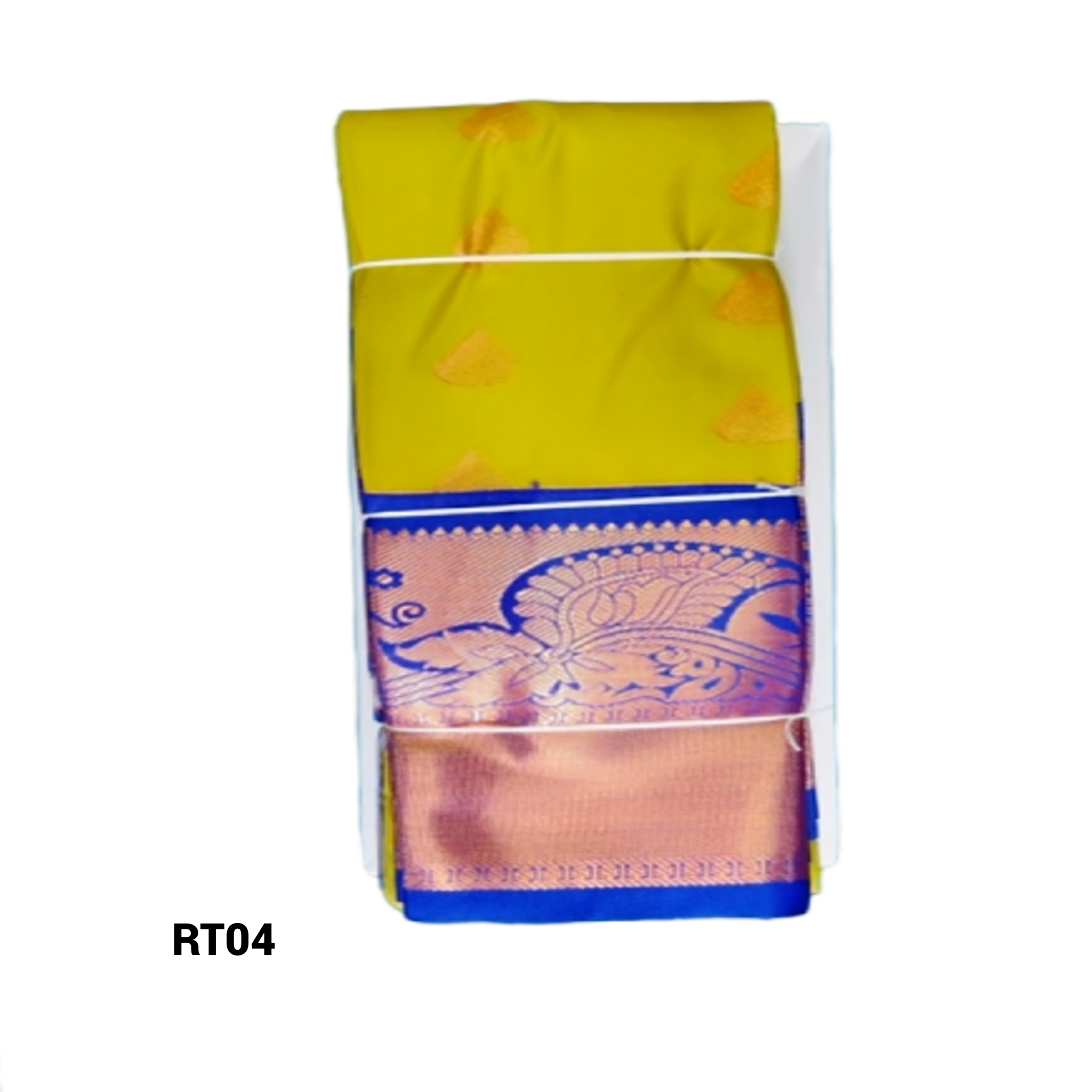 Elegant Soft Silk Saree with Rich Golden Zari Border & Pallu with Blouse