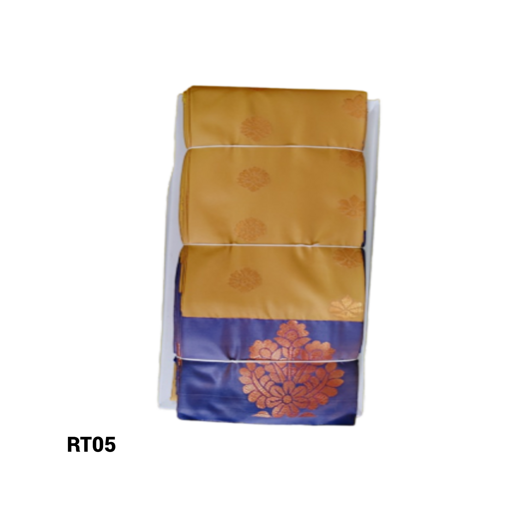 Elegant Soft Silk Saree with Rich Golden Zari Border & Pallu with Blouse