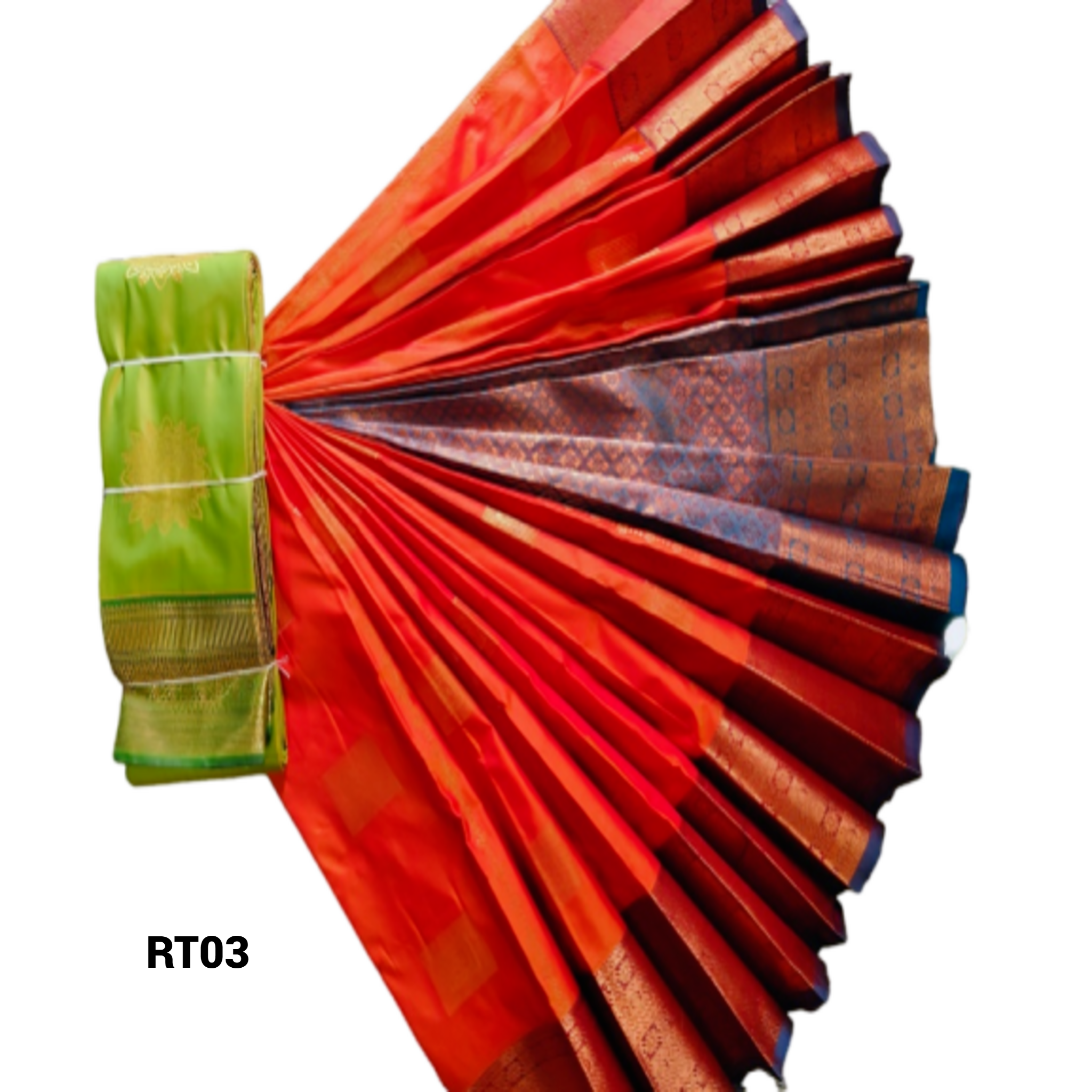 Elegant Soft Silk Saree with Rich Golden Zari Border & Pallu with Blouse