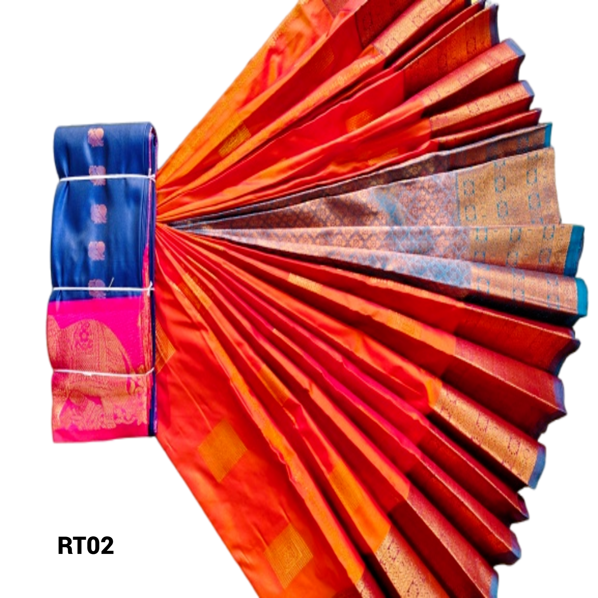 Elegant Soft Silk Saree with Rich Golden Zari Border & Pallu with Blouse