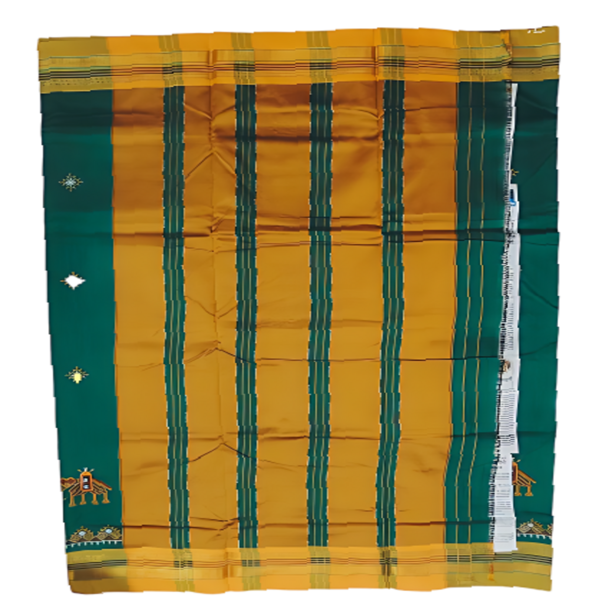 Kasuti Work ilkal Sarees with Running blouse piece for Womens