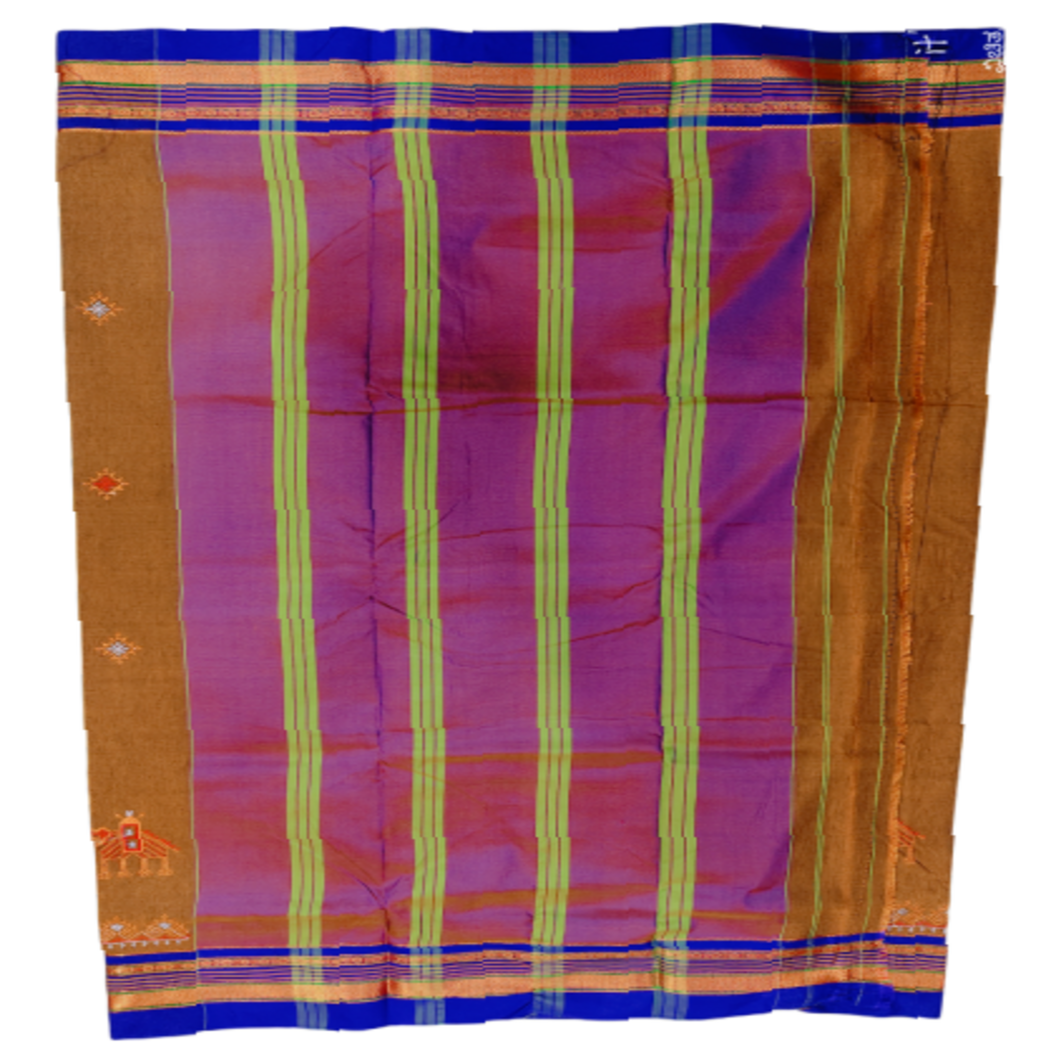 Kasuti Work ilkal Sarees with Running blouse piece for Womens