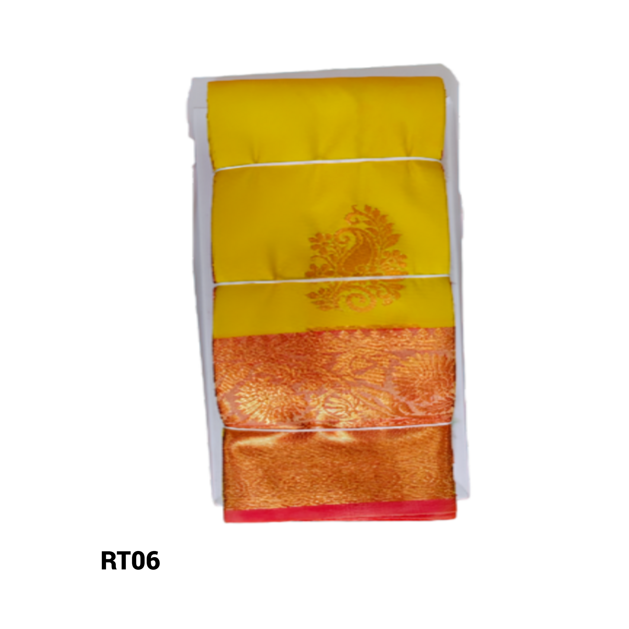 Elegant Soft Silk Saree with Rich Golden Zari Border & Pallu with Blouse