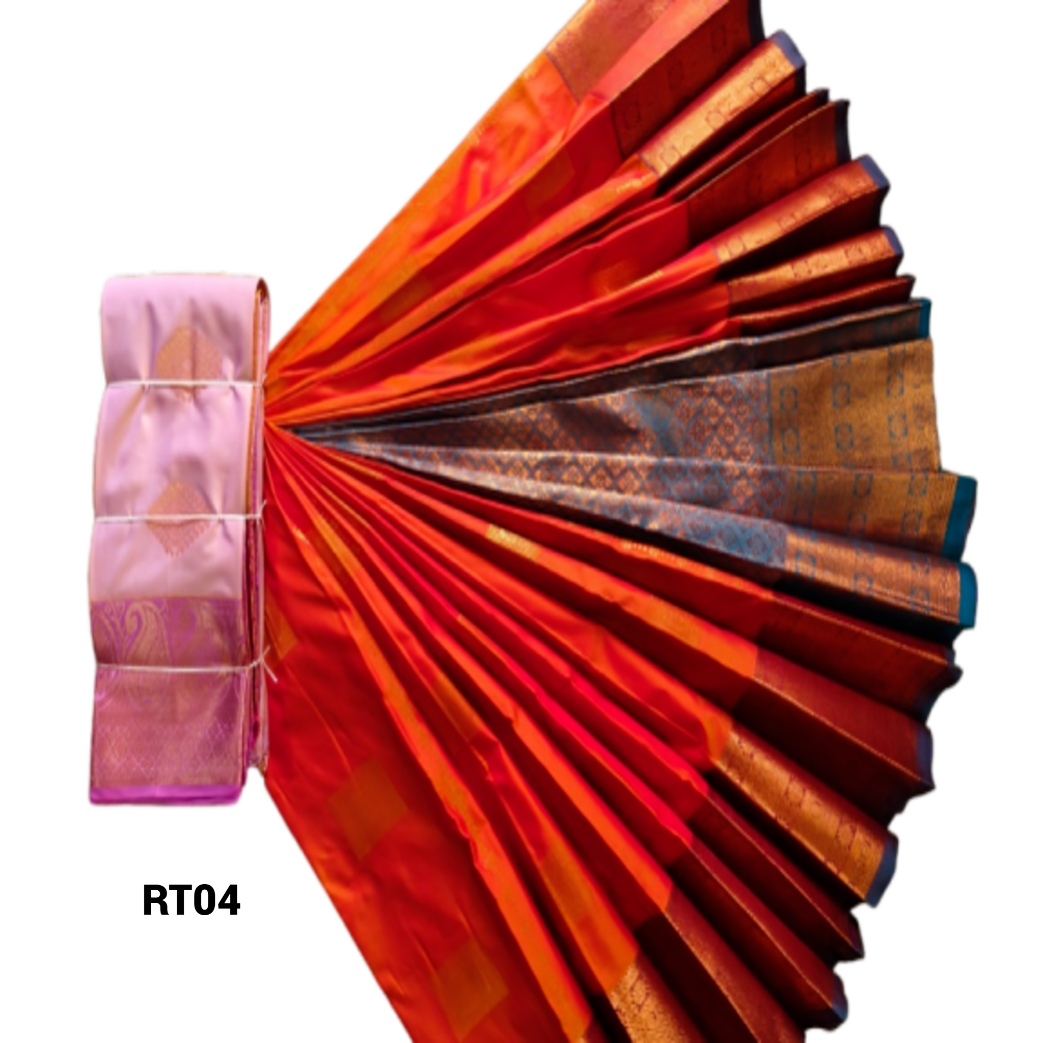 Elegant Soft Silk Saree with Rich Golden Zari Border & Pallu with Blouse