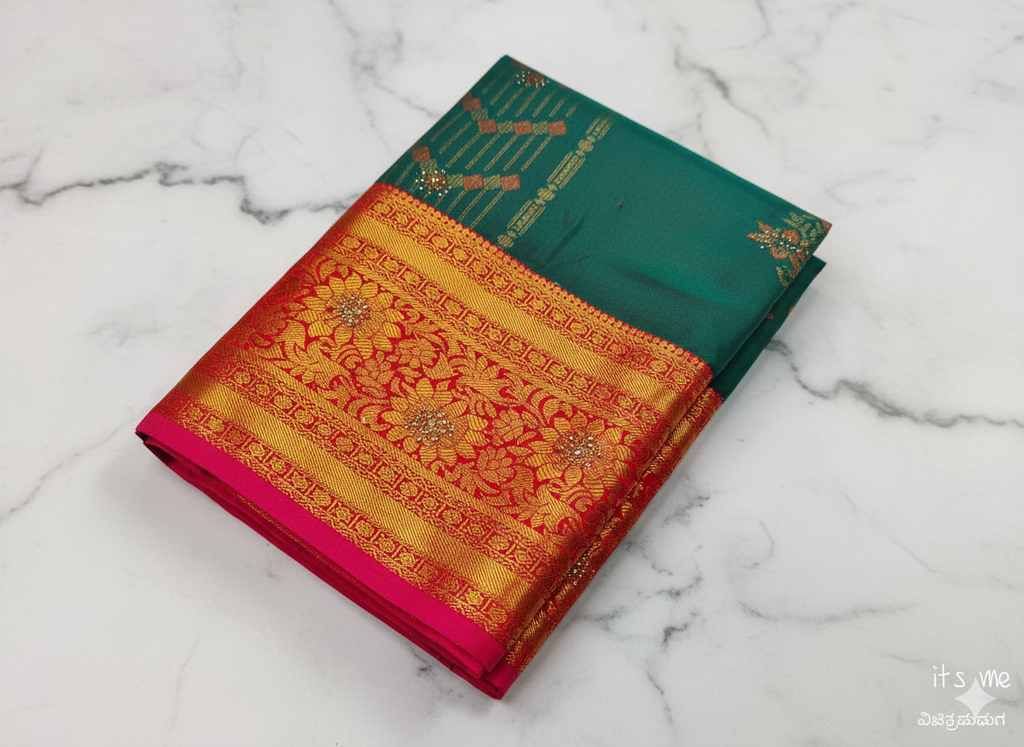 Elegant Kuttu Silk Saree – Traditional Weave with Modern Grace