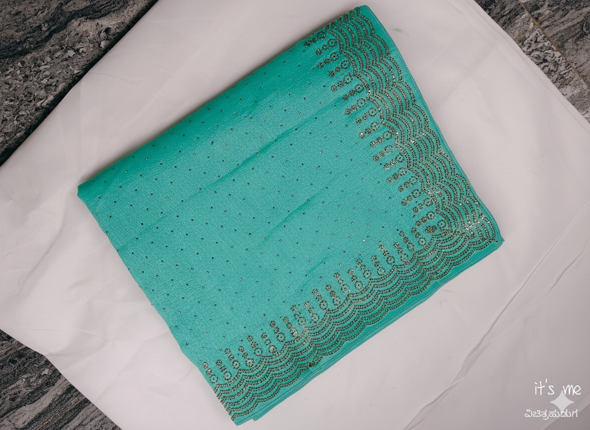 Embellished Partywear Saree