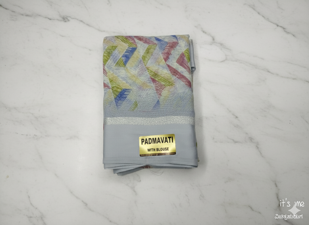 Padmavati Floral Printed Saree with Blouse