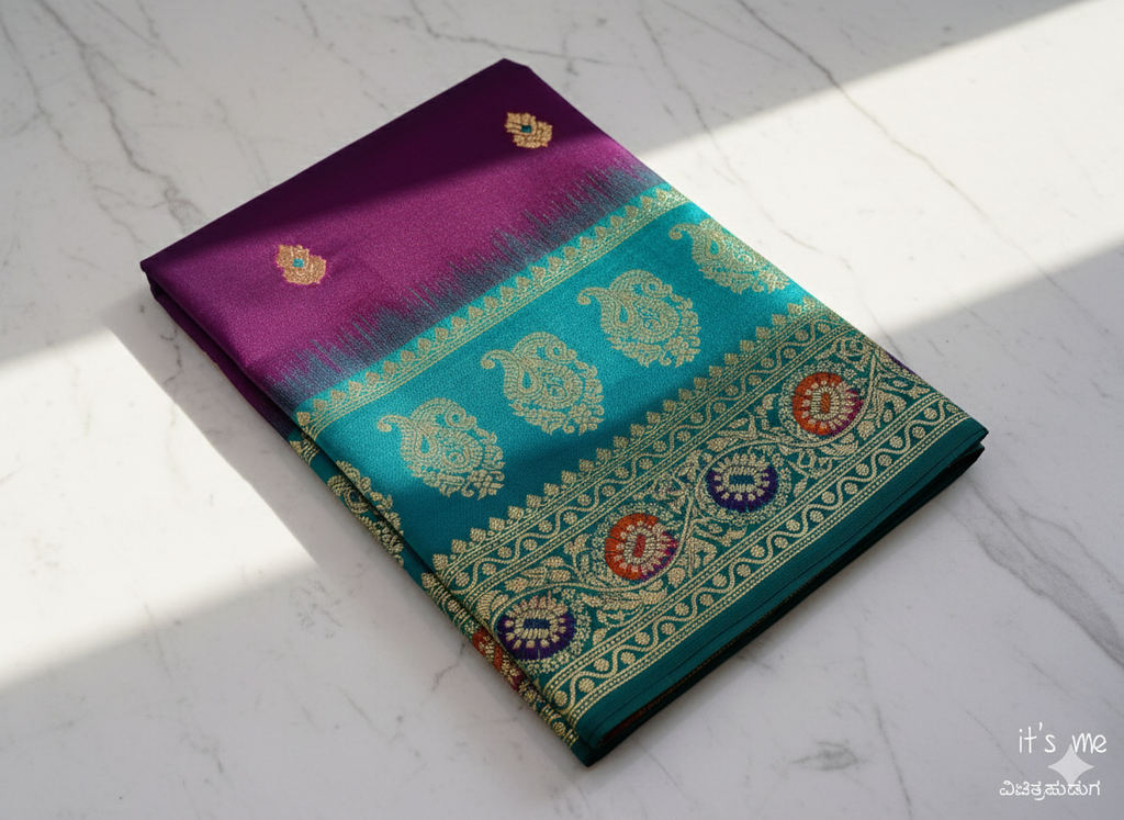 KANJIVARAM SEMI SILK SAREE