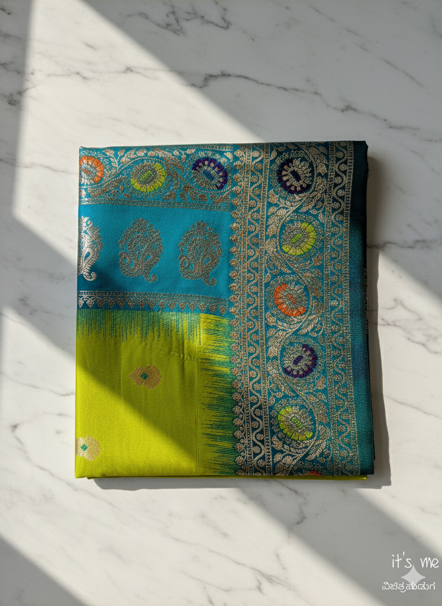 KANJIVARAM SEMI SILK SAREE