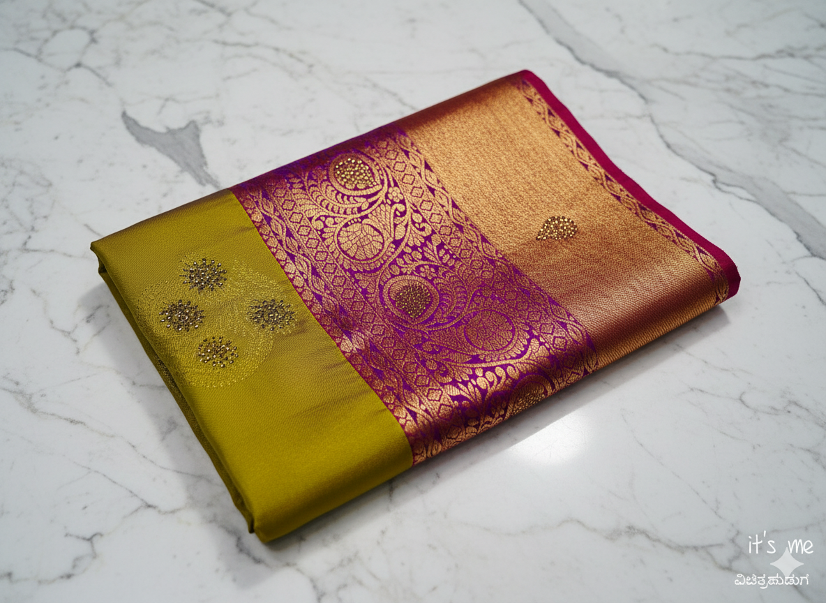 Elegant Kuttu Silk Saree – Traditional Weave with Modern Grace