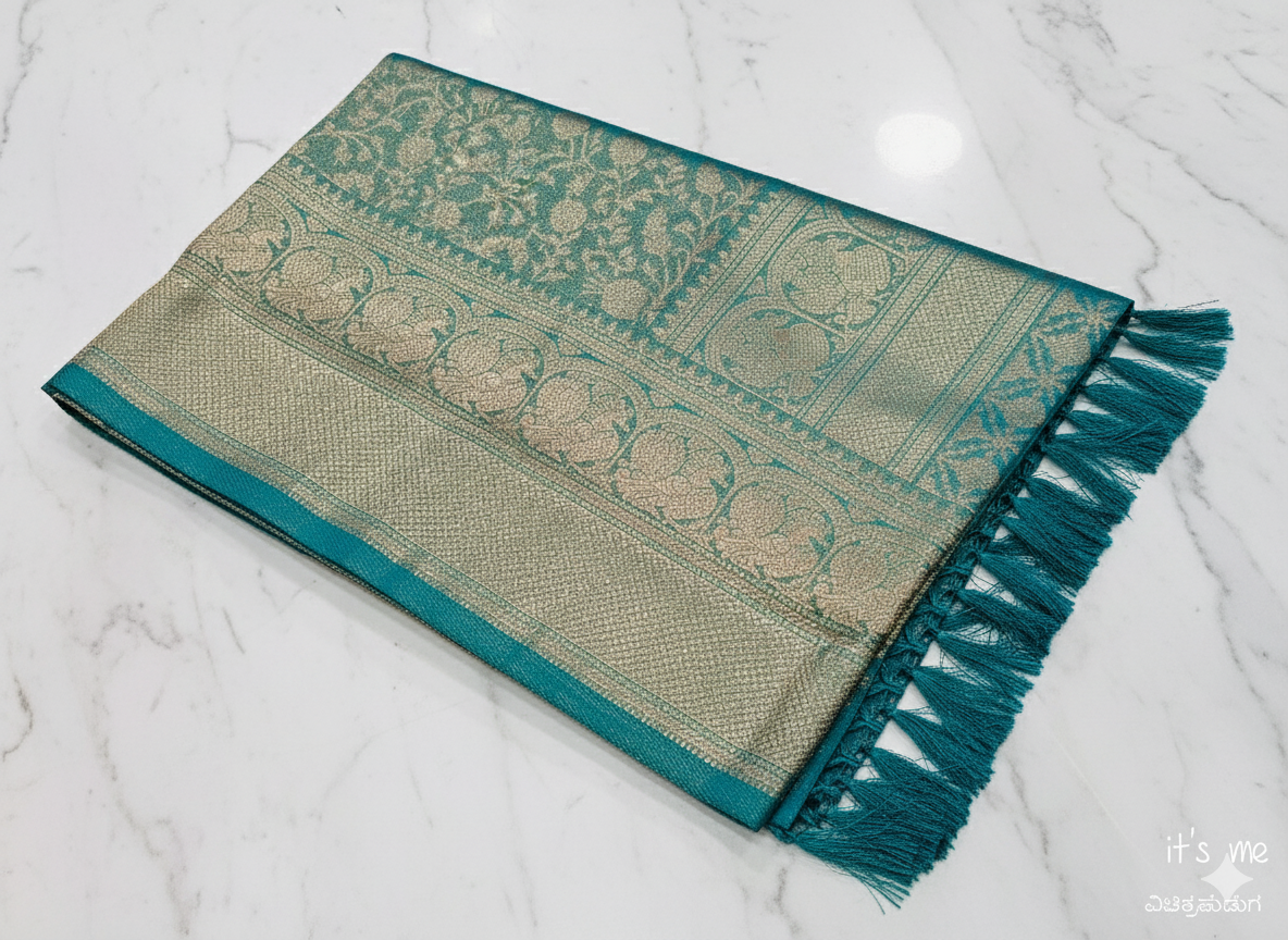 KANJIWARAM SEMI SILK SAREE