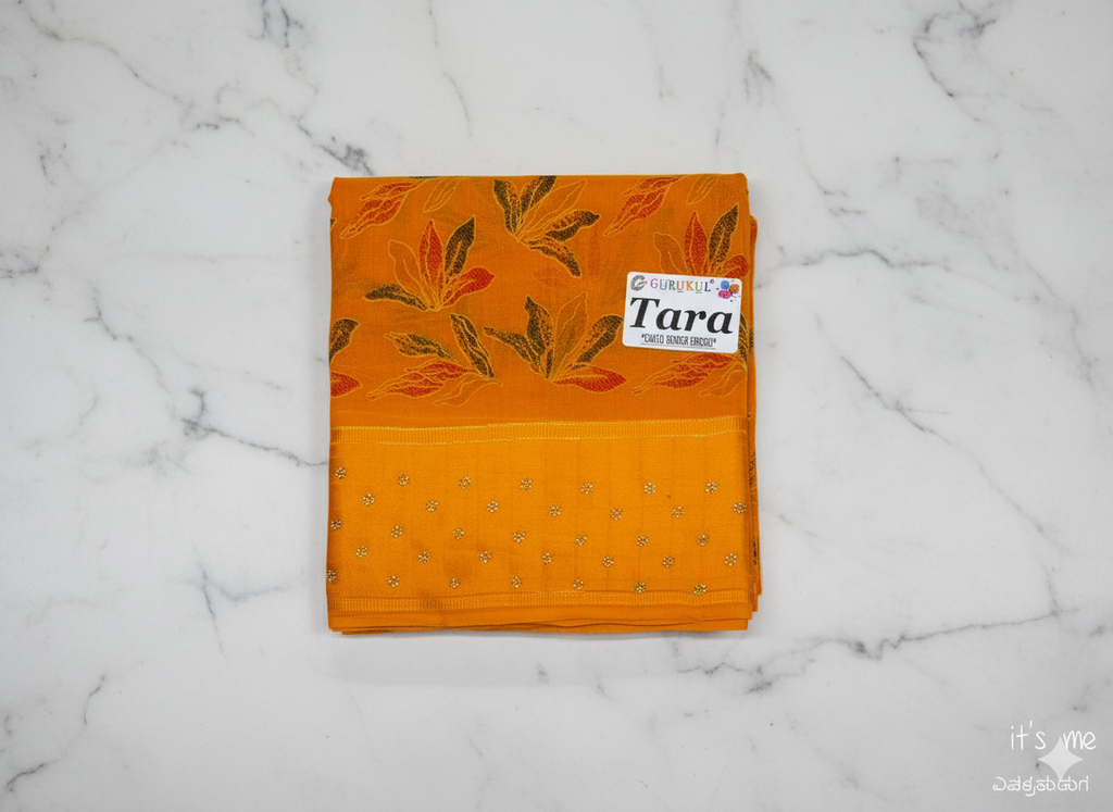 Elegant Green Printed Cotton Saree with Leaf Motif Design