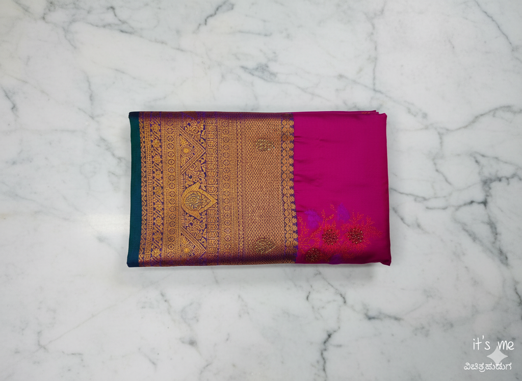 Elegant Kuttu Silk Saree – Traditional Weave with Modern Grace