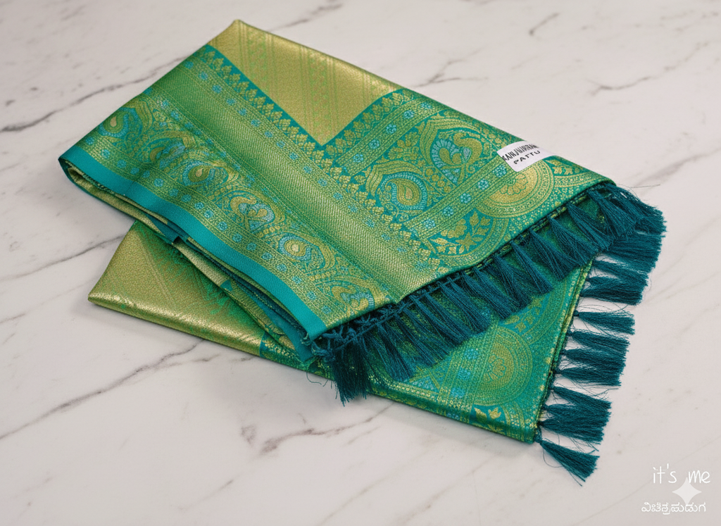 KANJIWARAM SEMI SILK SAREE