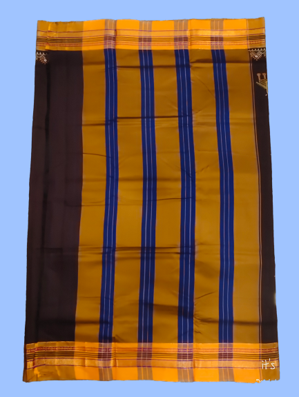 Kasuti Work ilkal Sarees with Running blouse piece for Womens