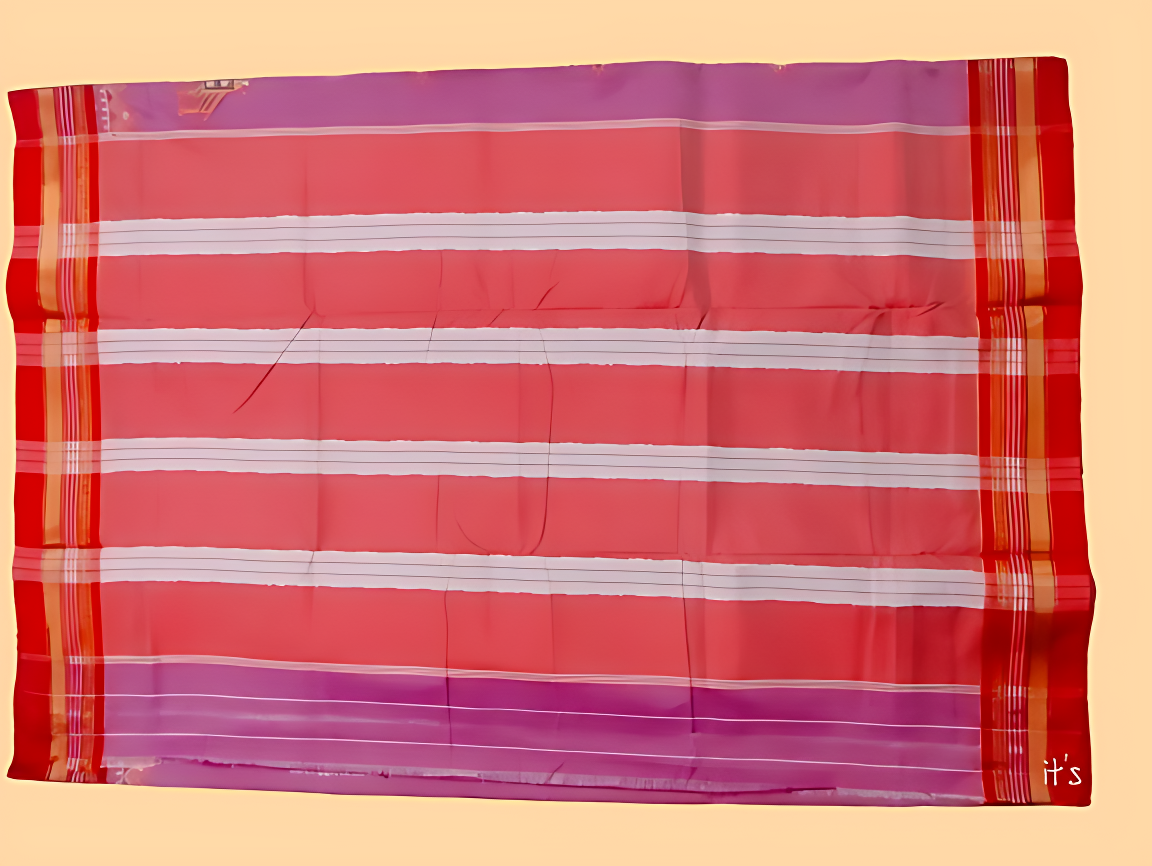 Kasuti Work ilkal Sarees with Running blouse piece for Womens