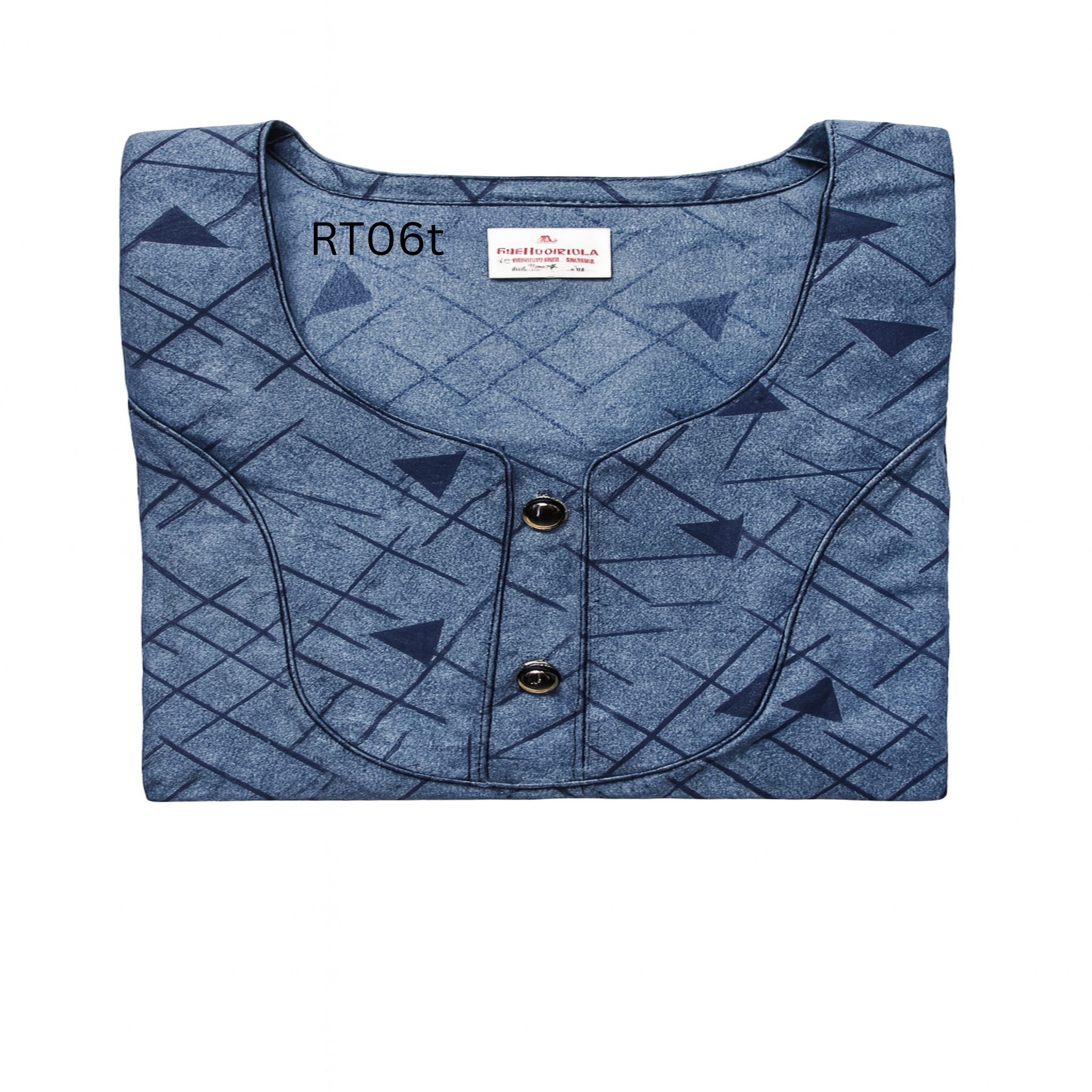 SPUN Cotton Blend  Floral Print Nighty, Free Size, Multi Colour for Womens